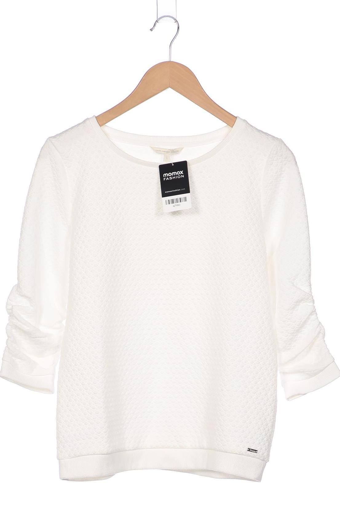 

TOM Tailor Denim Damen Sweatshirt, weiß, Gr. 42