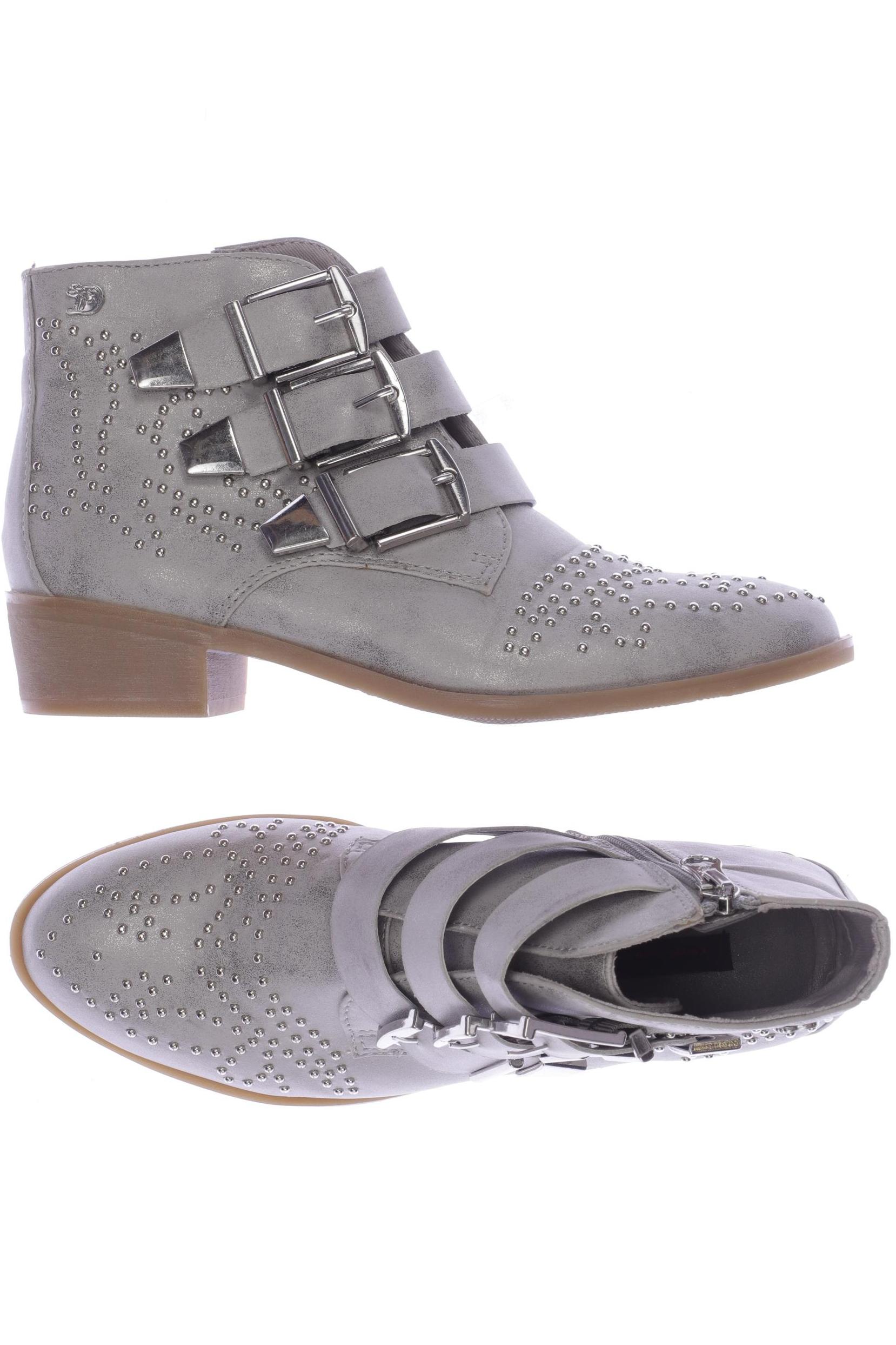 

TOM Tailor Denim Damen Stiefelette, silber, Gr. 36