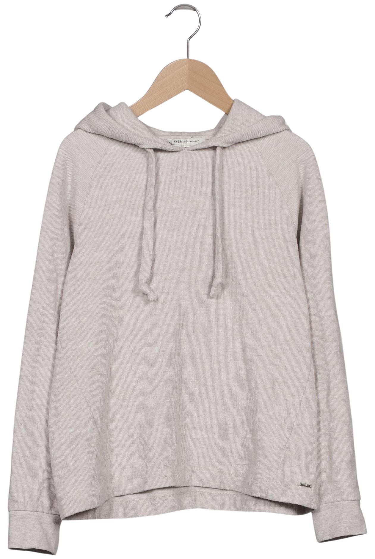 

TOM Tailor Denim Damen Kapuzenpullover, grau, Gr. 36