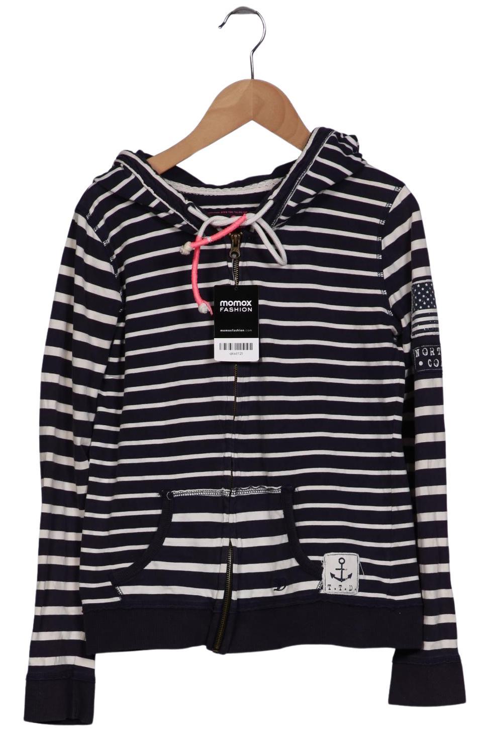 

TOM Tailor Denim Damen Kapuzenpullover, marineblau, Gr. 36