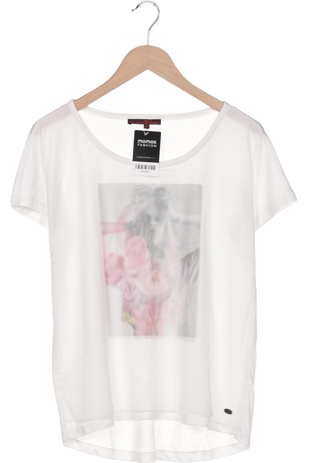 

TOM Tailor Denim Damen T-Shirt, weiß, Gr. 38