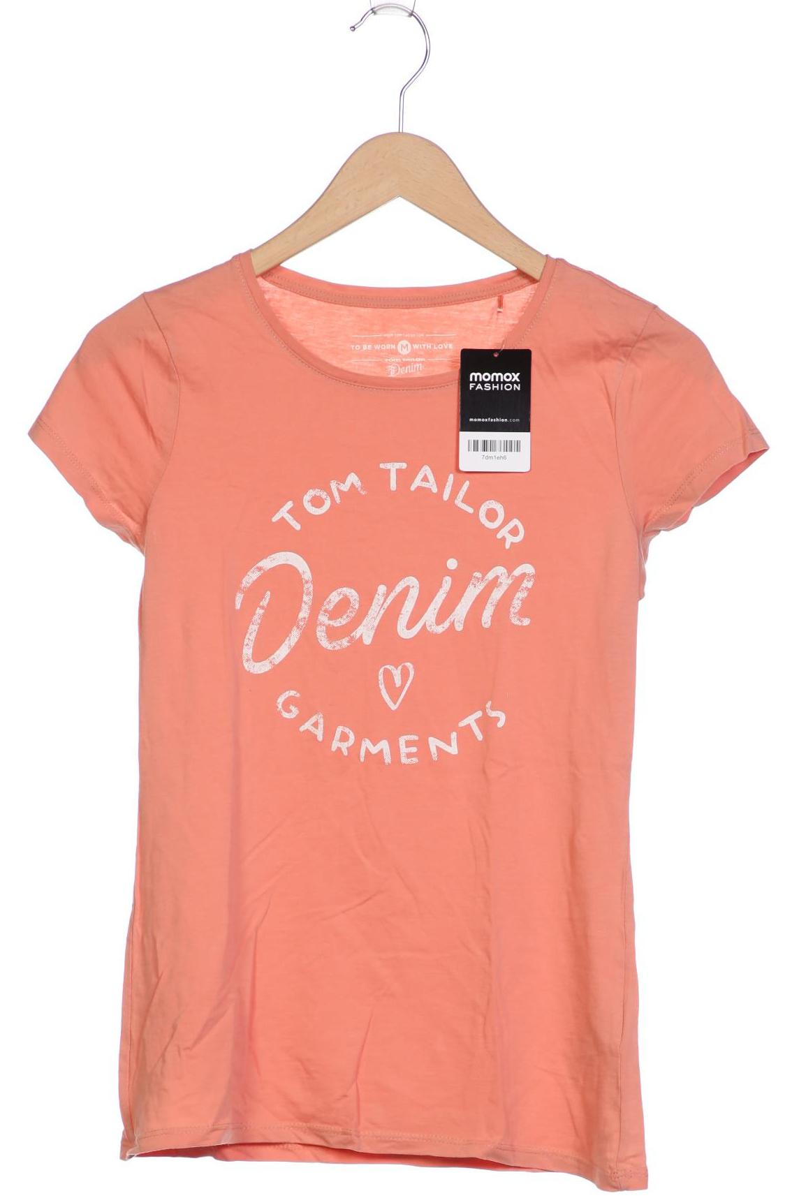 

TOM Tailor Denim Damen T-Shirt, orange, Gr. 38