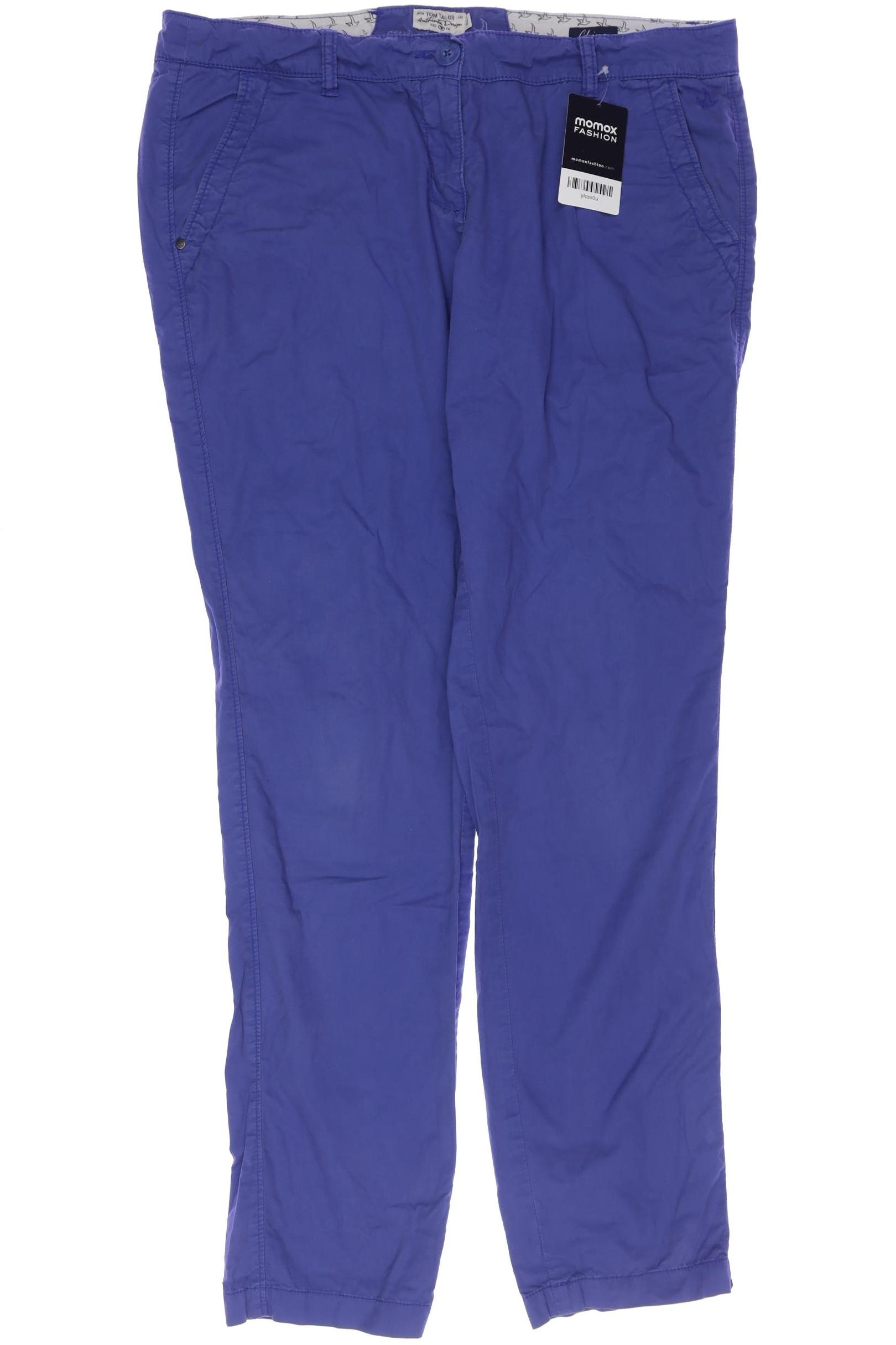 

TOM Tailor Denim Damen Stoffhose, blau, Gr. 42