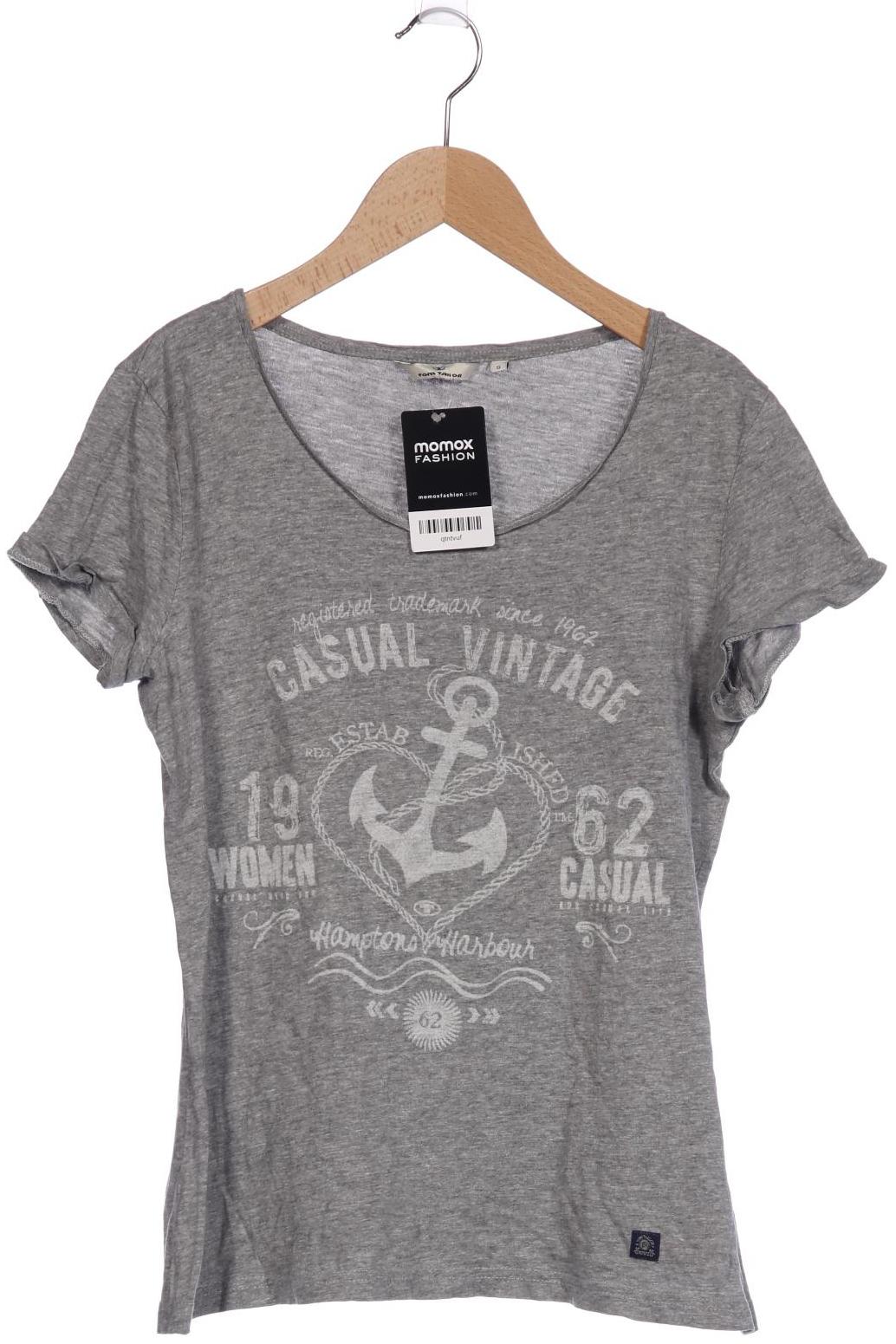 

TOM TAILOR Denim Damen T-Shirt, grau