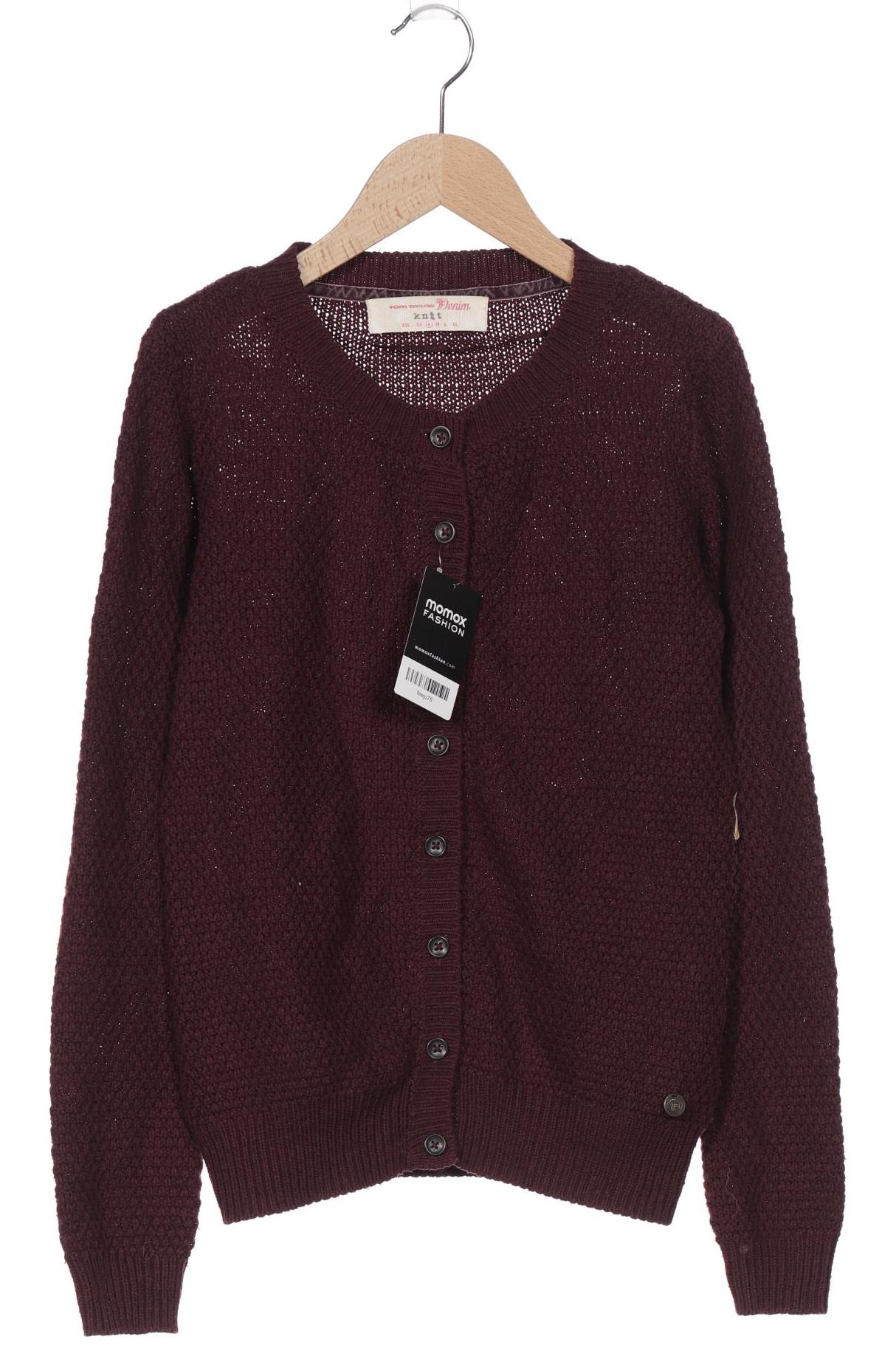 

TOM Tailor Denim Damen Strickjacke, bordeaux, Gr. 36