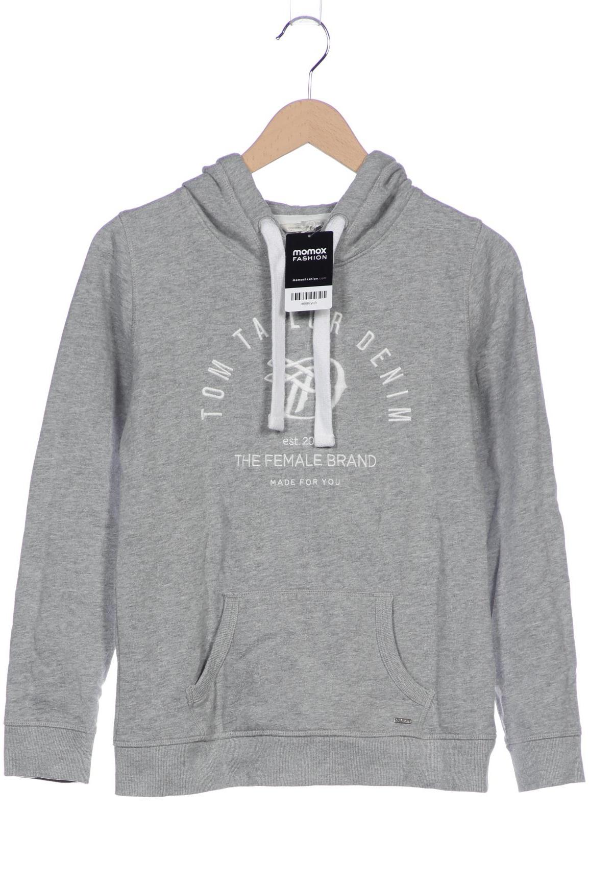 Thumbnail - TOM Tailor Denim Damen Kapuzenpullover, grau, Gr. 38