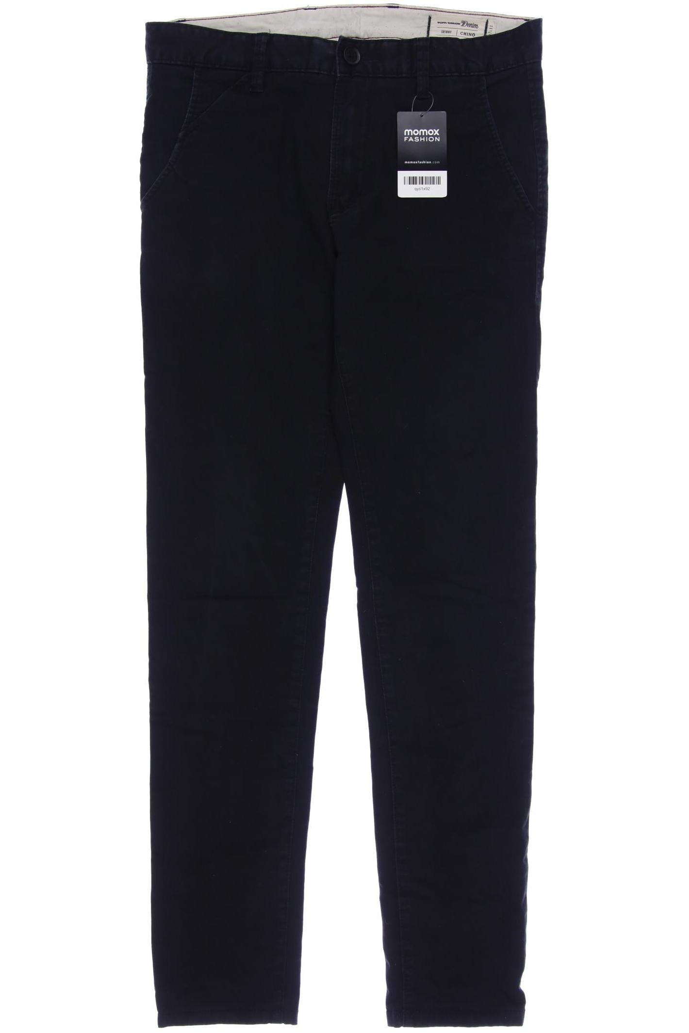 

TOM TAILOR Denim Herren Stoffhose, schwarz
