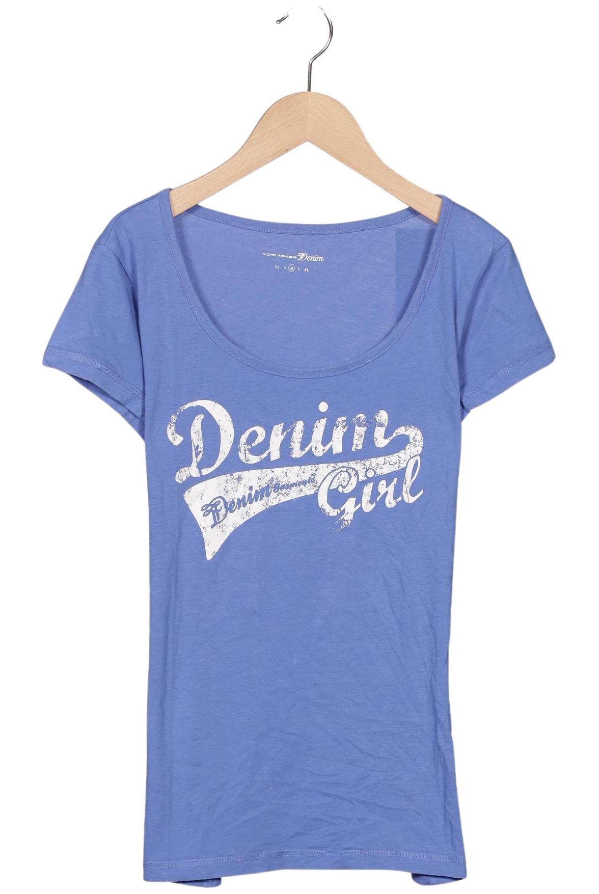 

TOM Tailor Denim Damen T-Shirt, blau, Gr. 38