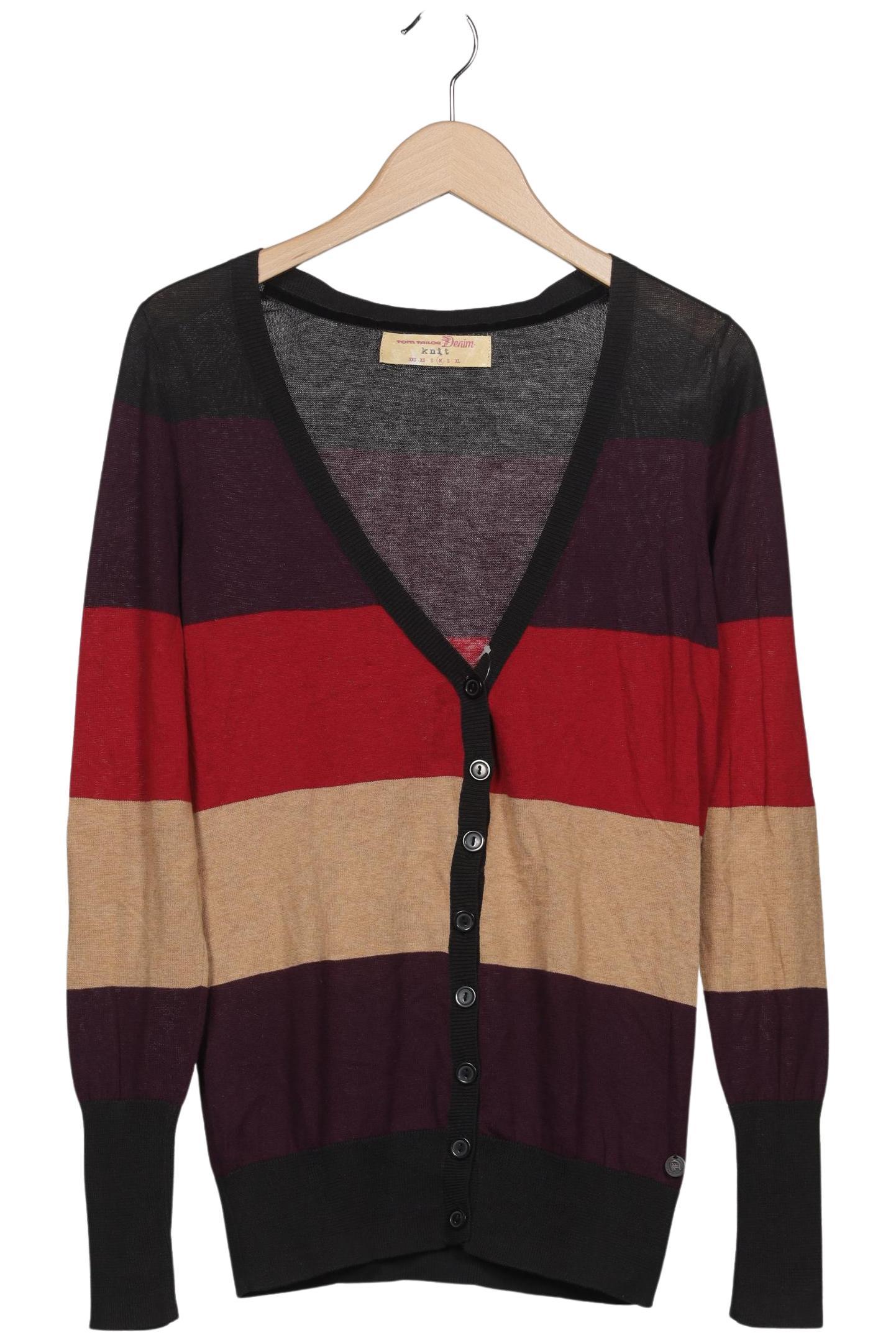 

TOM Tailor Denim Damen Strickjacke, mehrfarbig, Gr. 38