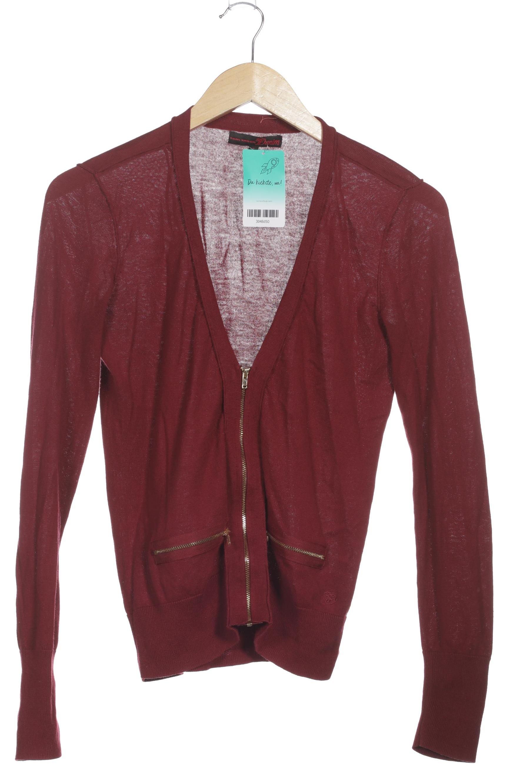 

TOM TAILOR Denim Damen Strickjacke, bordeaux