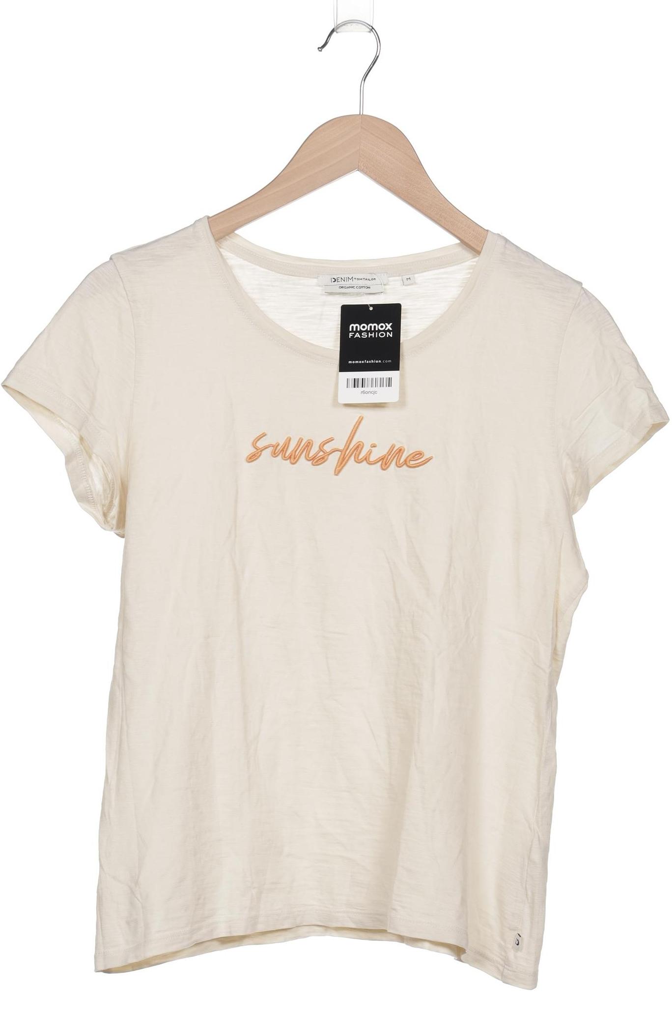 

TOM Tailor Denim Damen T-Shirt, cremeweiß, Gr. 38