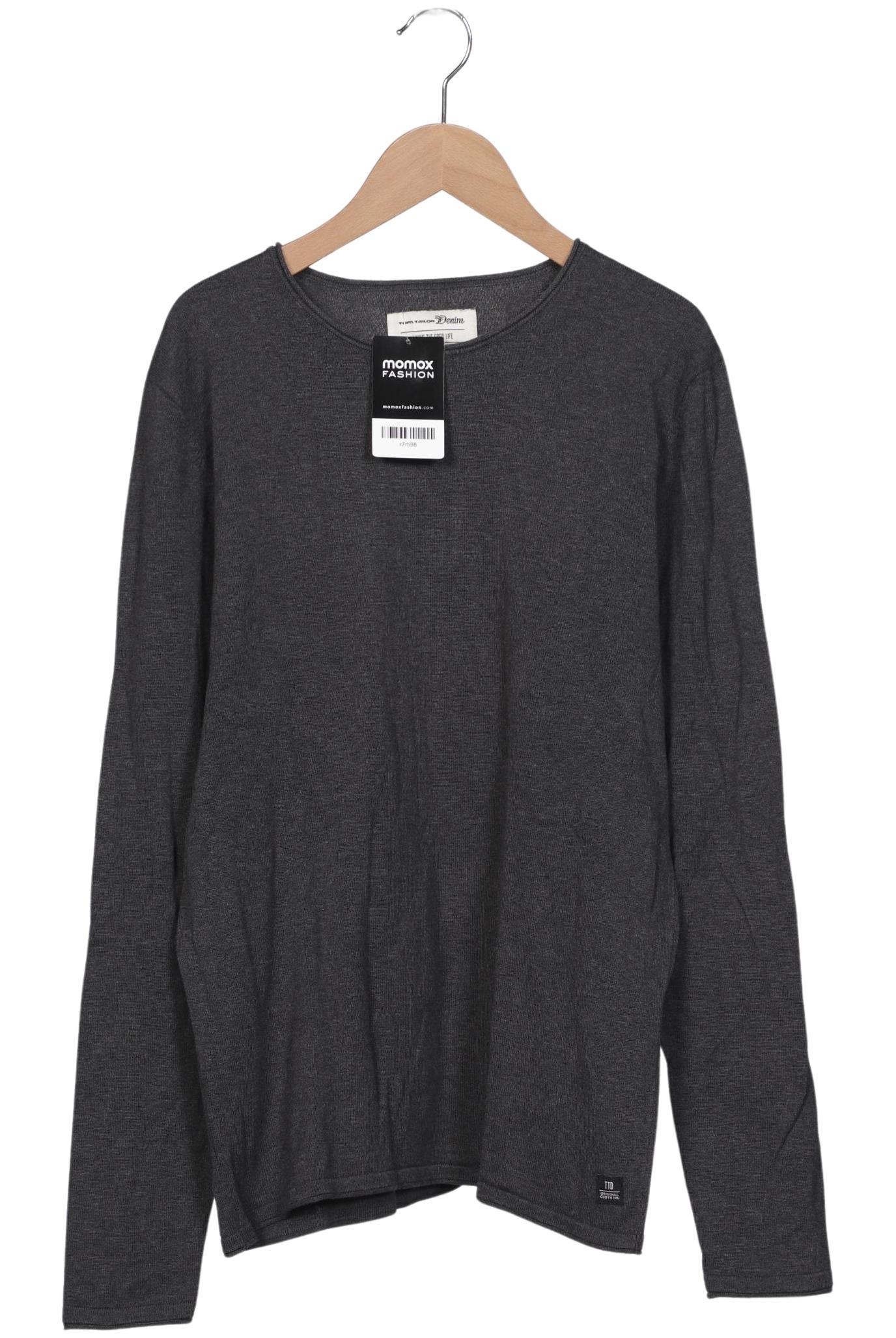 

TOM Tailor Denim Herren Pullover, grau, Gr. 48