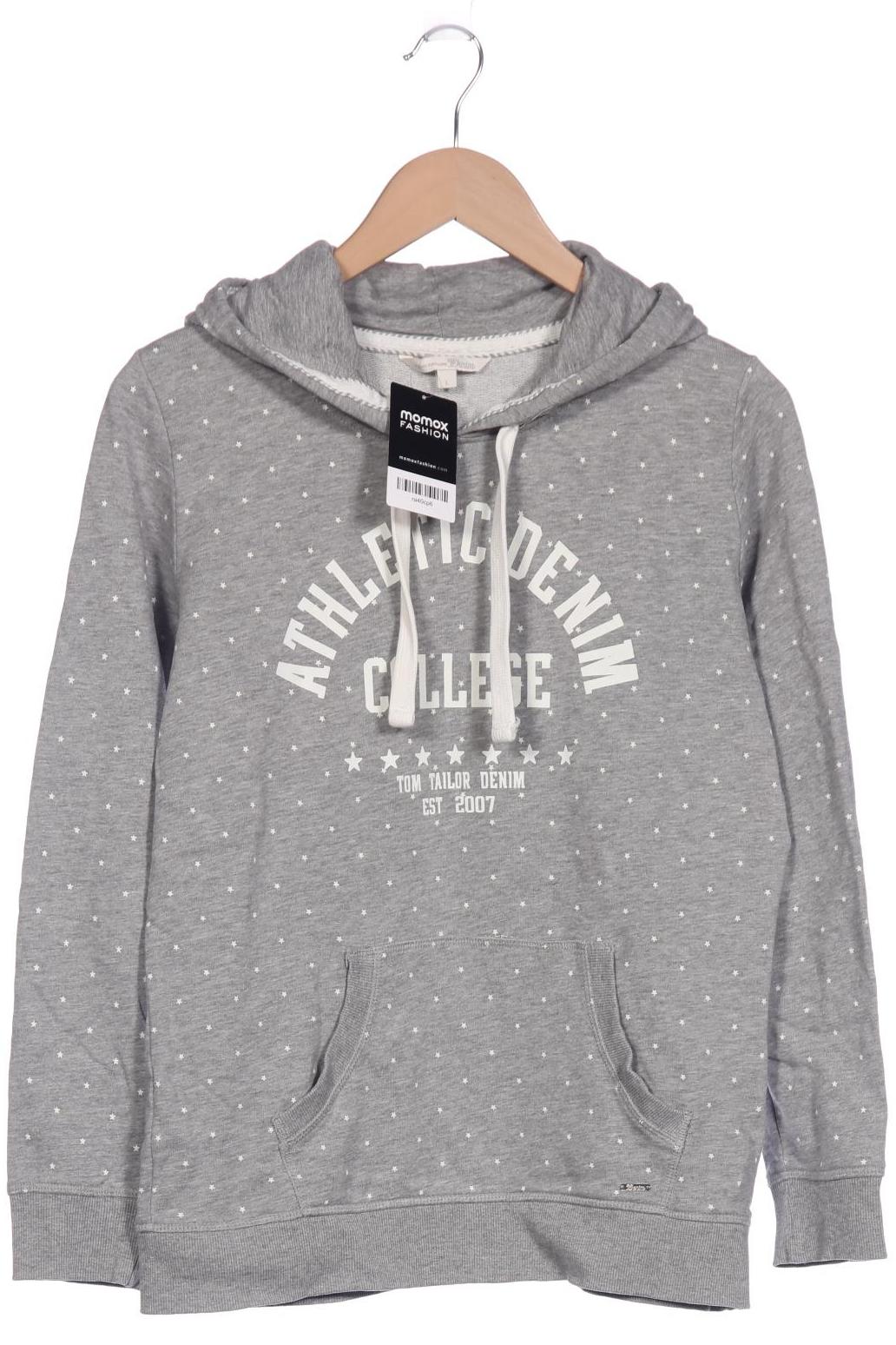 

TOM Tailor Denim Damen Kapuzenpullover, grau, Gr. 42