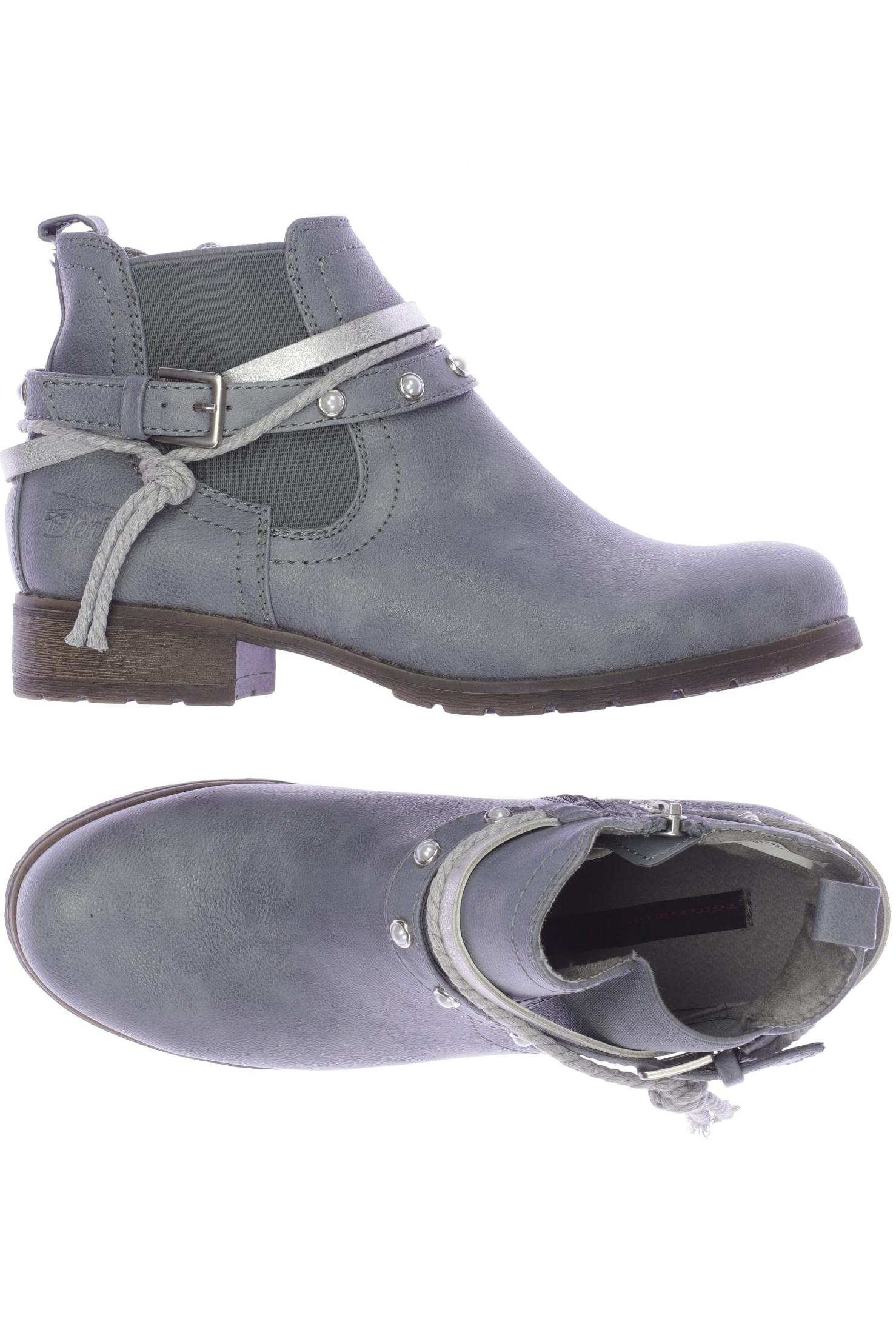 

TOM Tailor Denim Damen Stiefelette, blau, Gr. 36