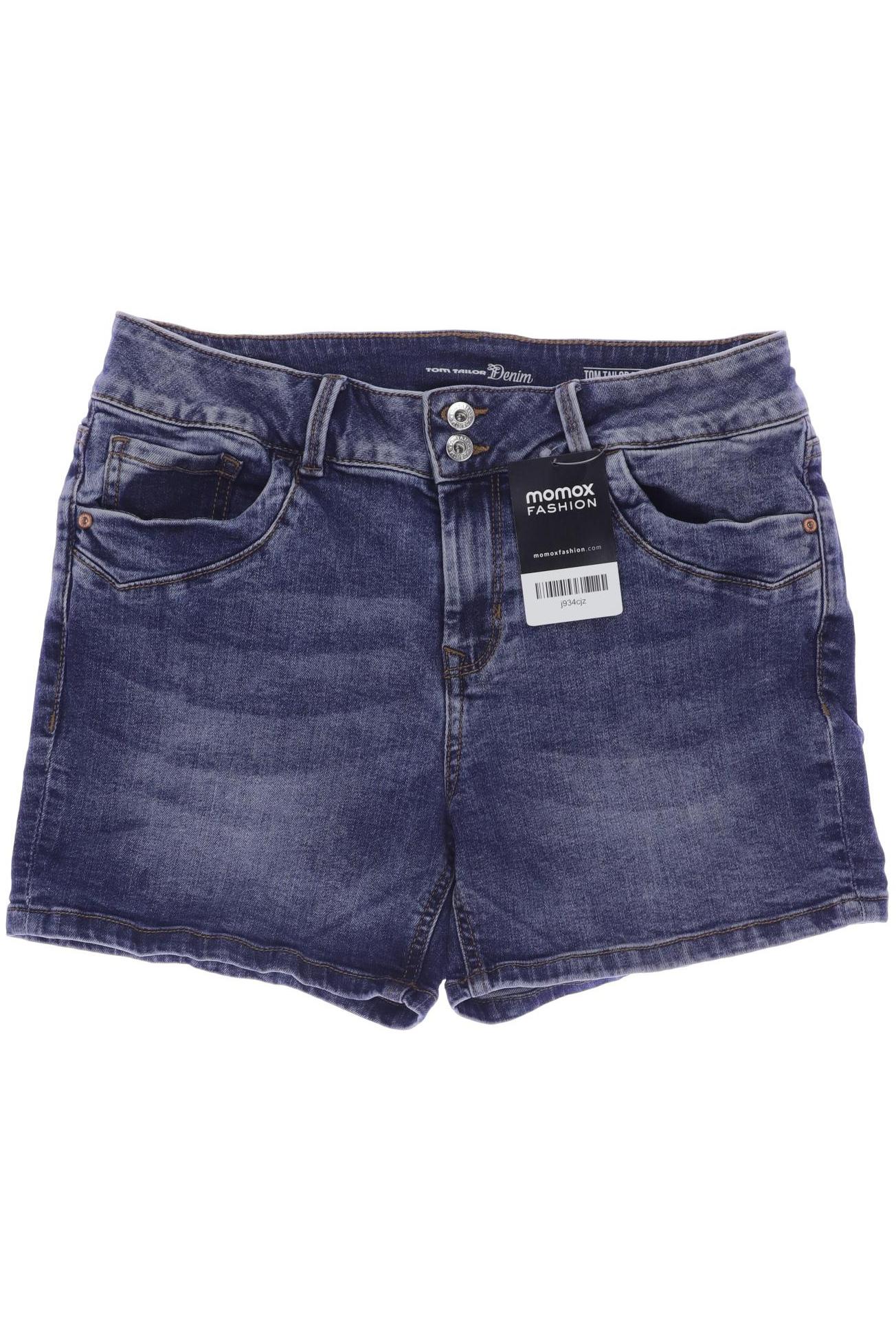 

TOM Tailor Denim Damen Shorts, blau, Gr. 36