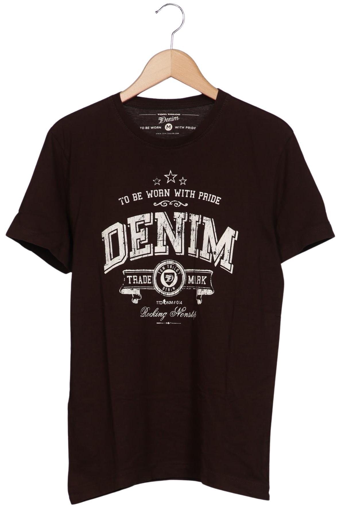 

TOM Tailor Denim Herren T-Shirt, braun, Gr. 48