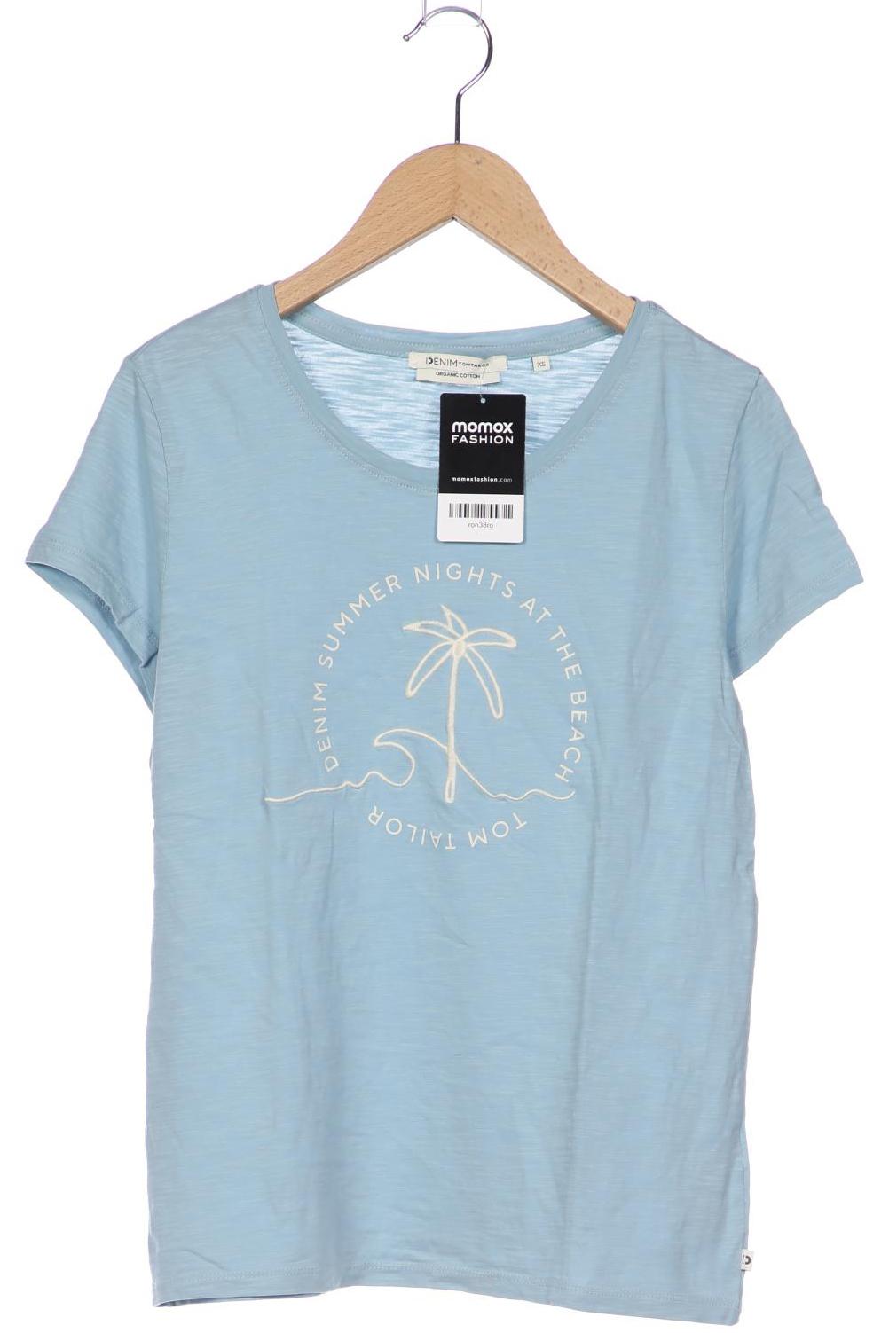 

TOM Tailor Denim Damen T-Shirt, hellblau, Gr. 34