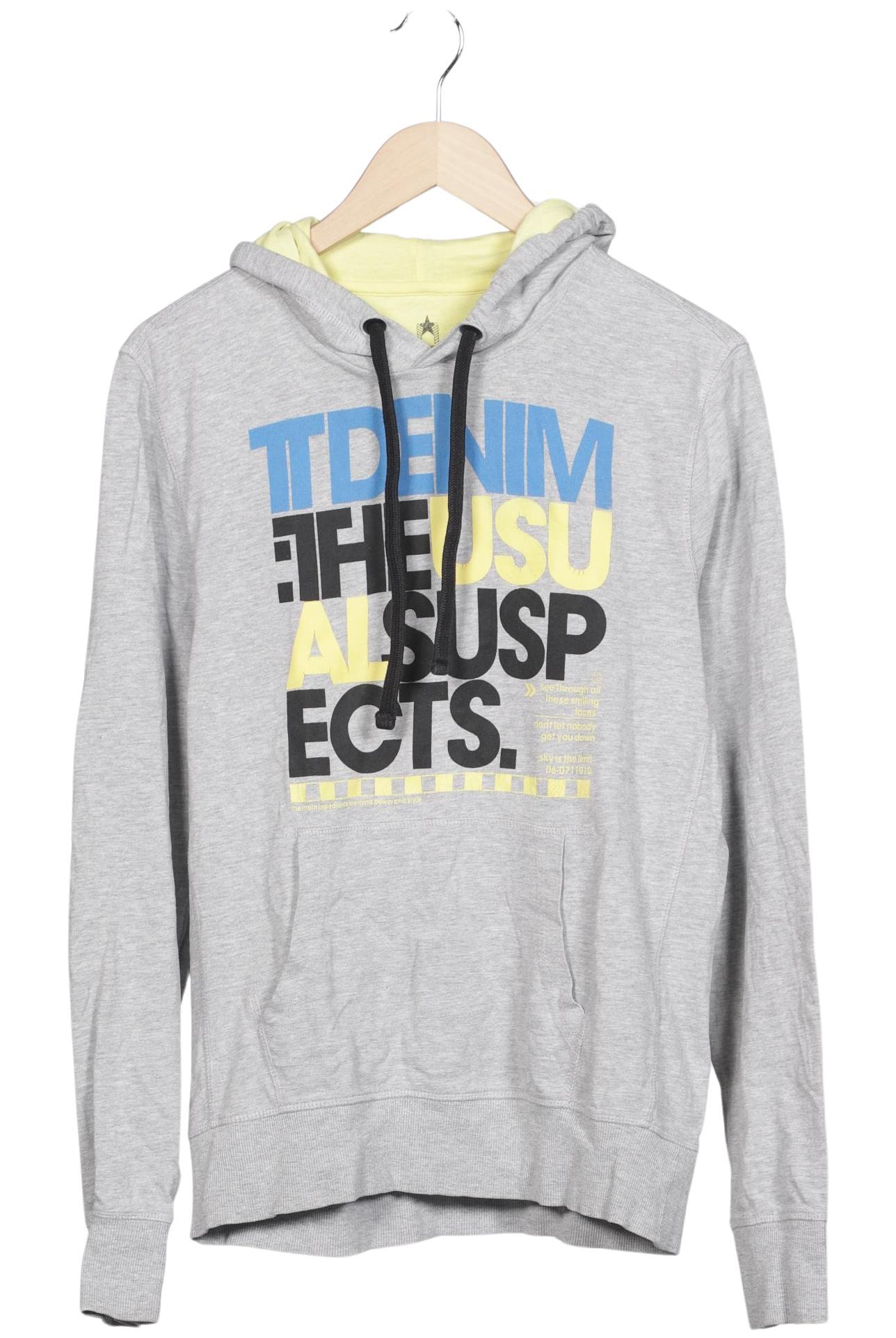 

TOM Tailor Denim Herren Kapuzenpullover, grau, Gr. 48