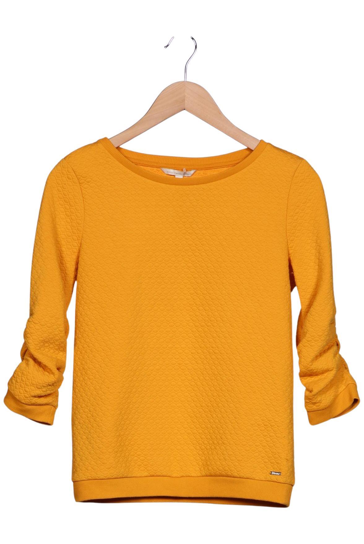 

TOM Tailor Denim Damen Sweatshirt, gelb, Gr. 34