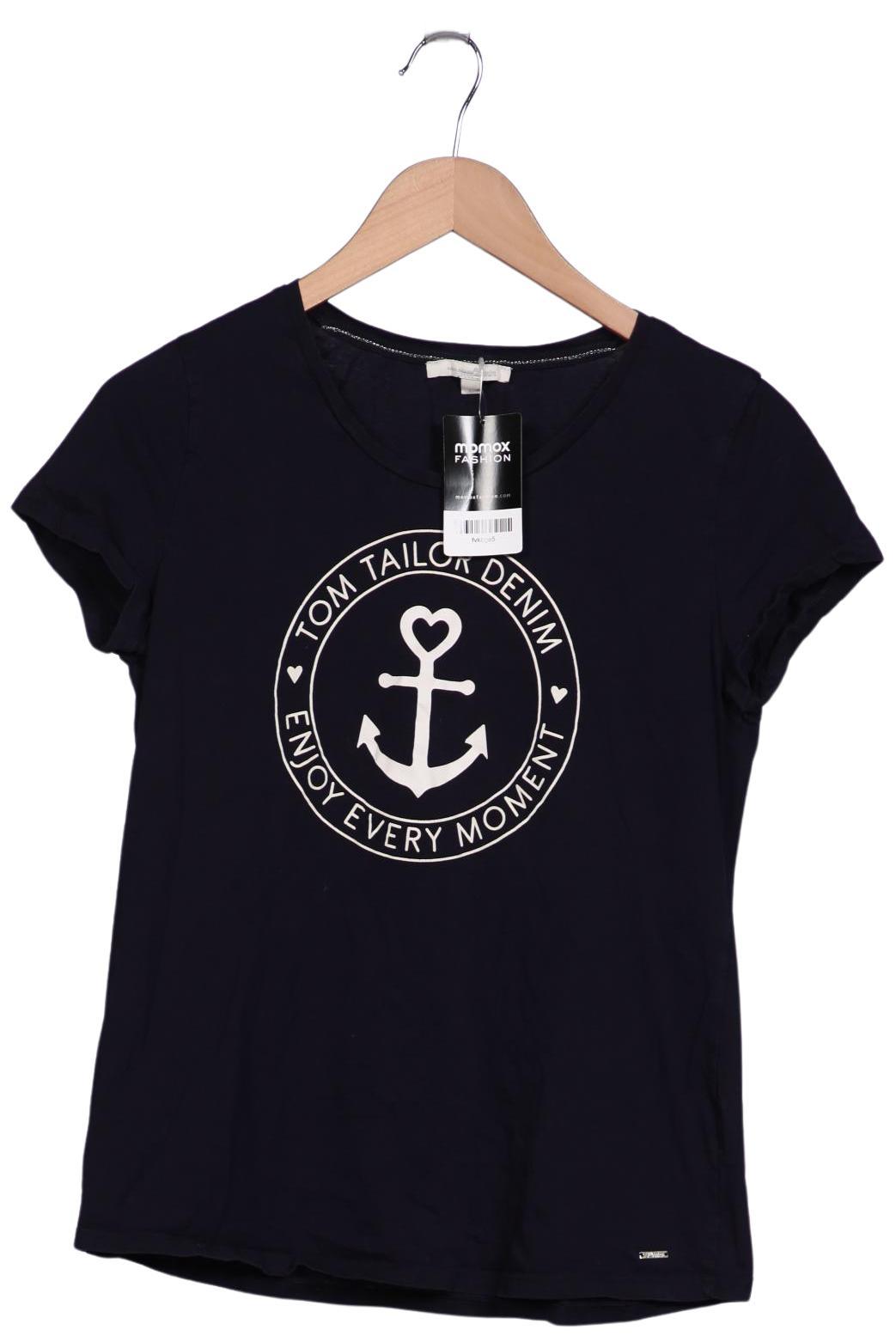 

TOM Tailor Denim Damen T-Shirt, marineblau, Gr. 42