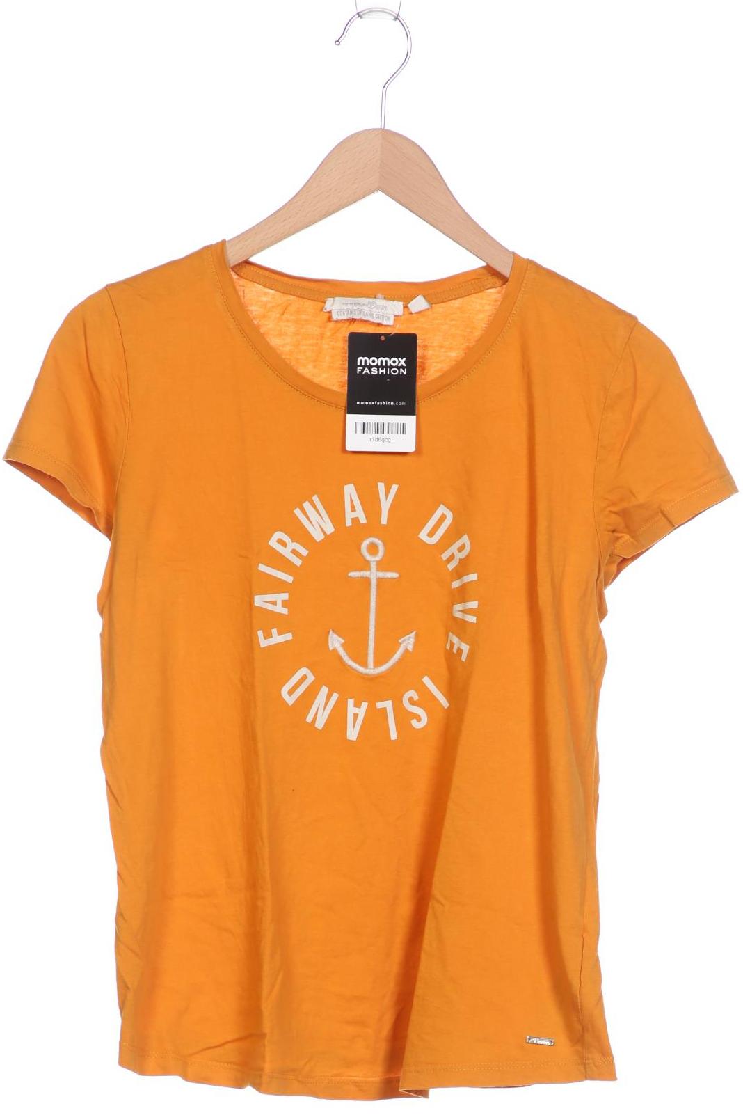 

TOM Tailor Denim Damen T-Shirt, orange, Gr. 42