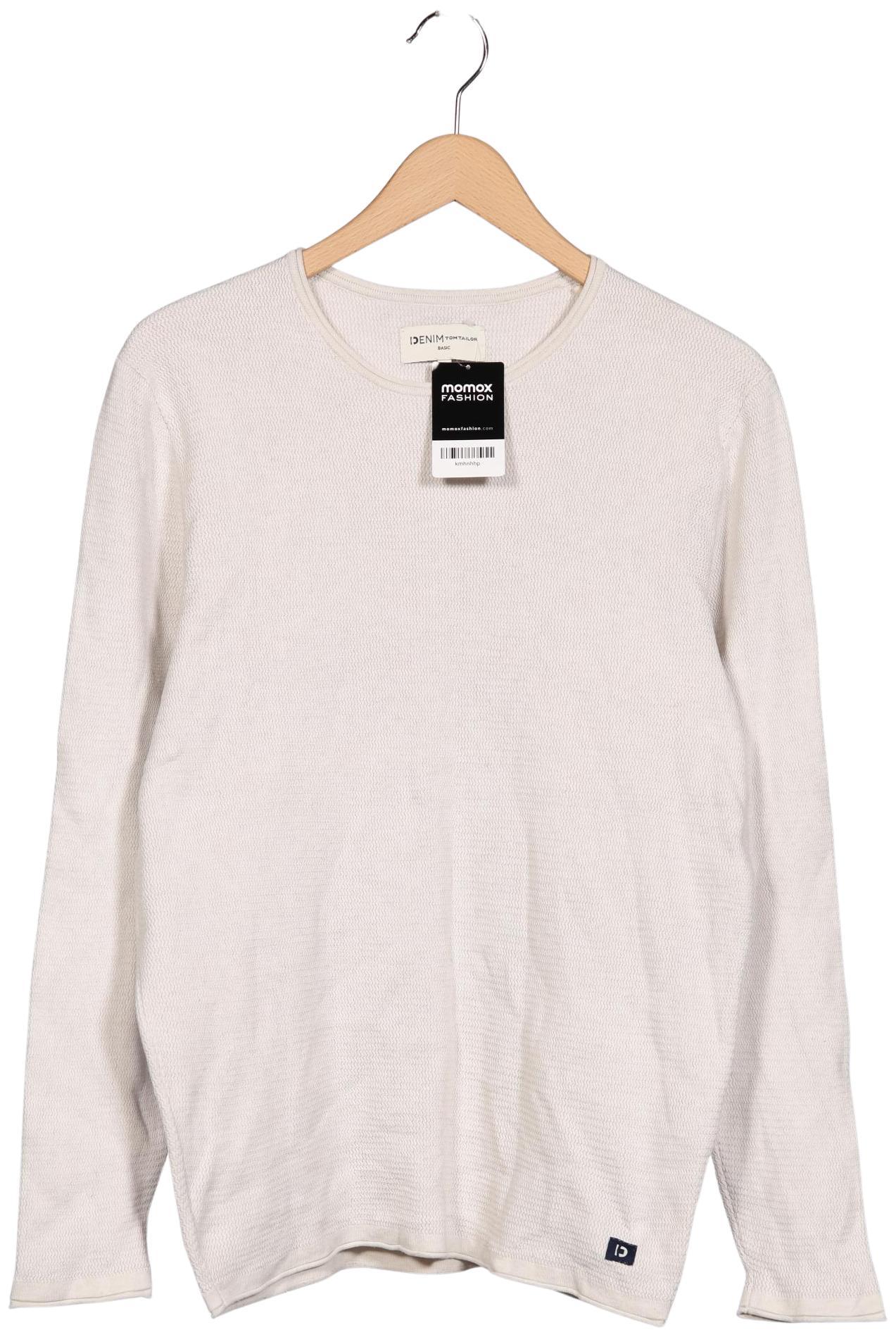 

TOM Tailor Denim Herren Pullover, weiß, Gr. 52