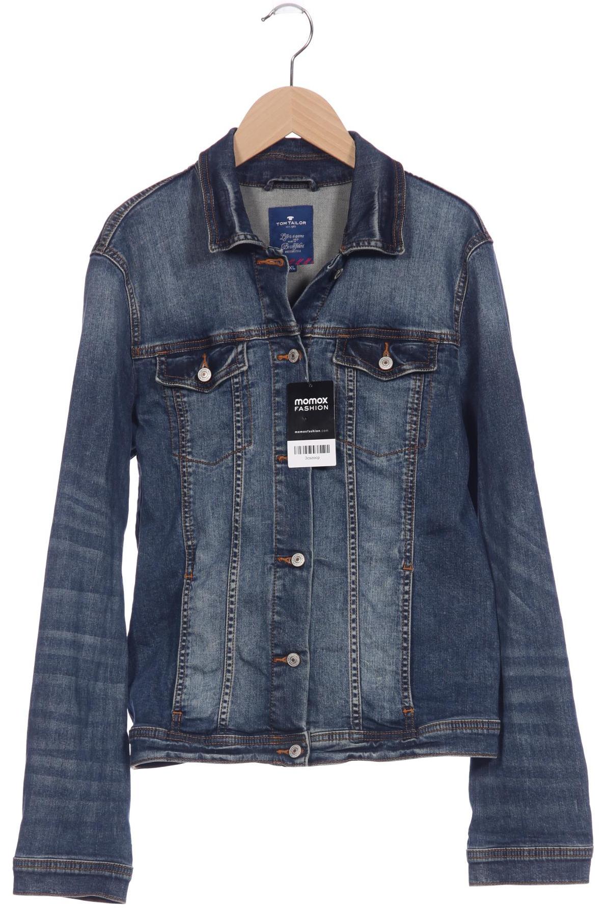 

TOM Tailor Denim Damen Jacke, marineblau, Gr. 44