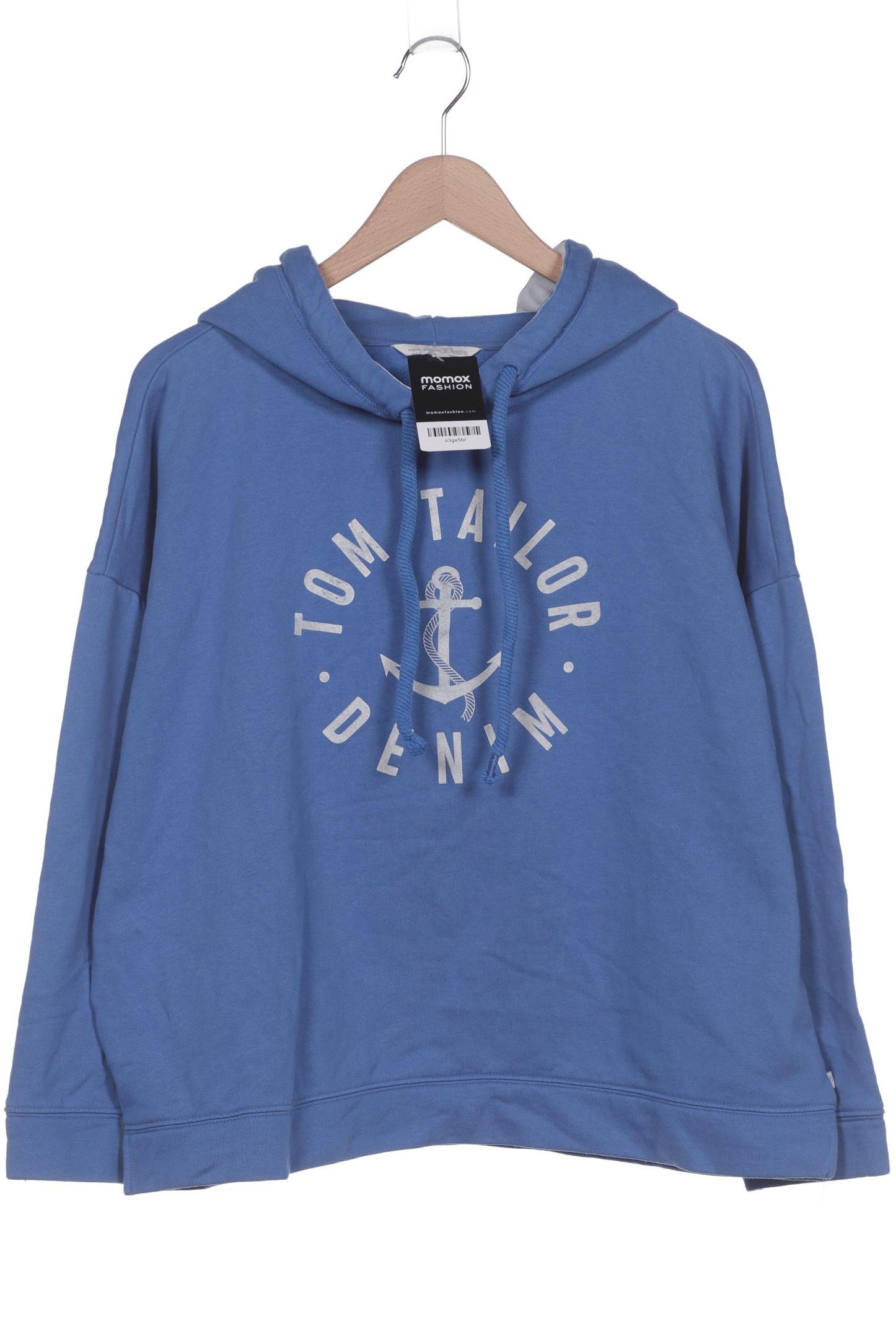 

TOM Tailor Denim Damen Kapuzenpullover, blau, Gr. 44