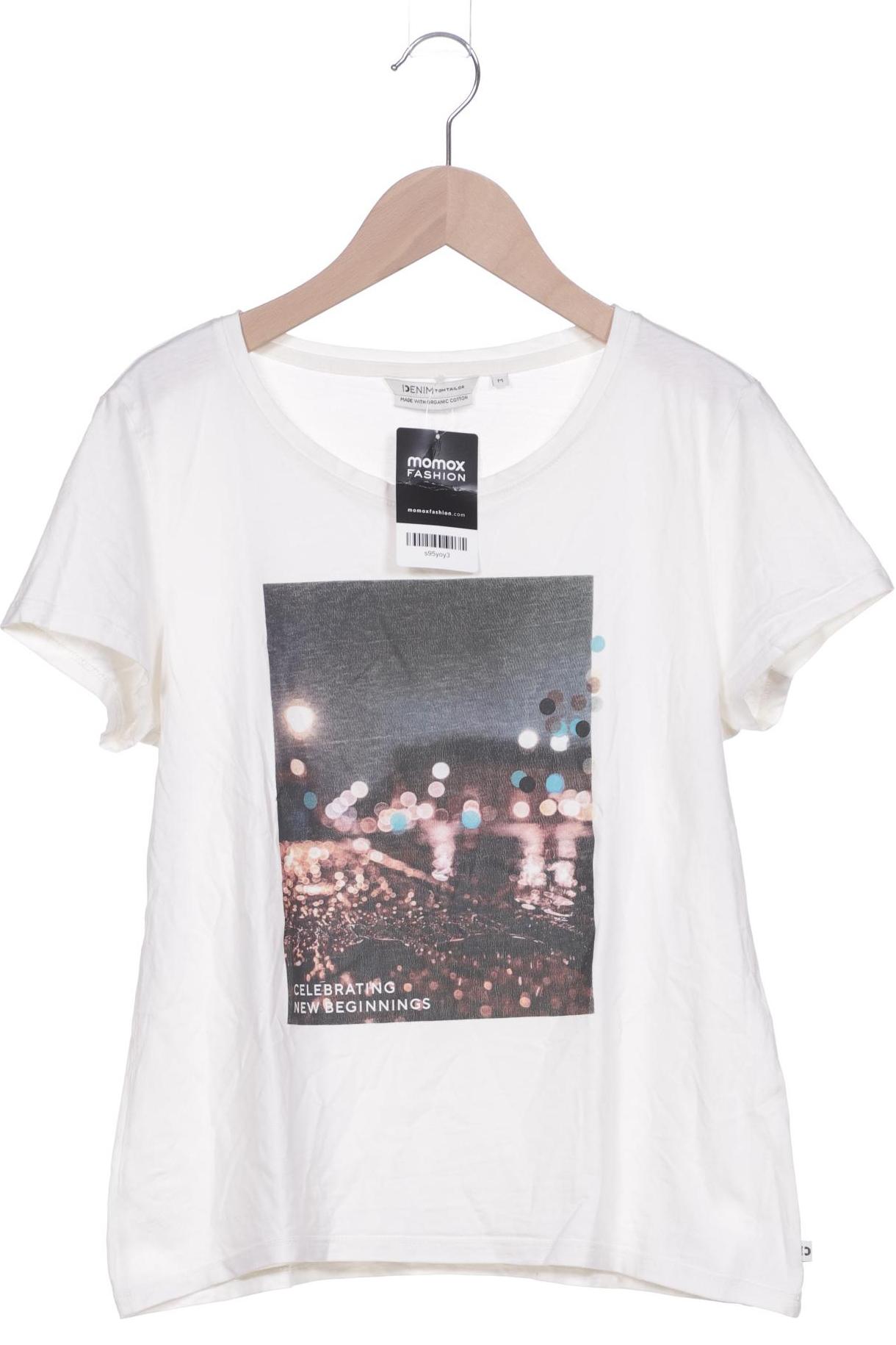 

TOM Tailor Denim Damen T-Shirt, weiß, Gr. 38