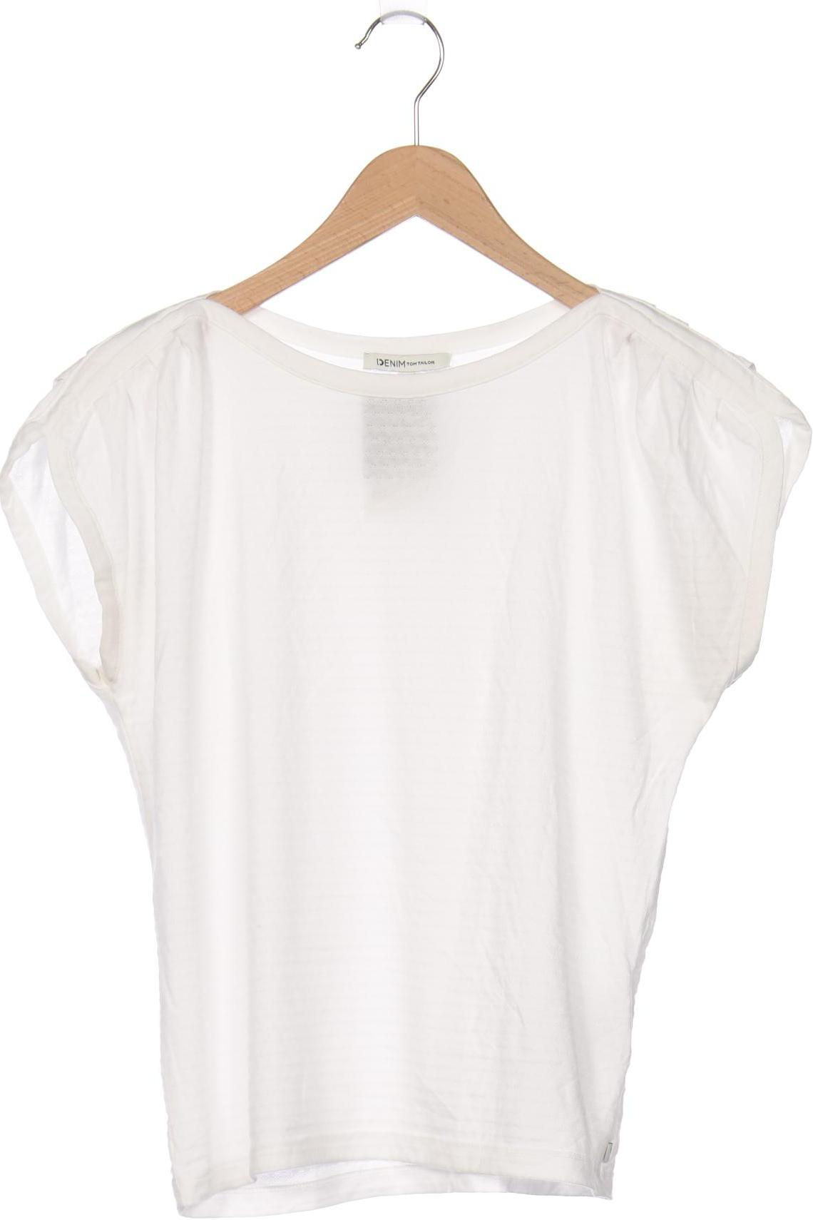 

TOM Tailor Denim Damen T-Shirt, weiß, Gr. 38