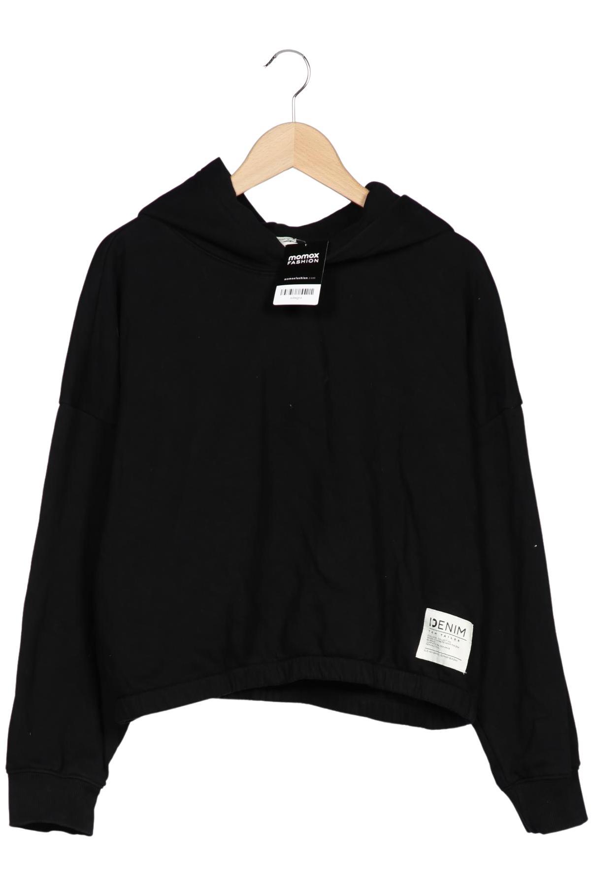 

TOM Tailor Denim Damen Kapuzenpullover, schwarz, Gr. 46