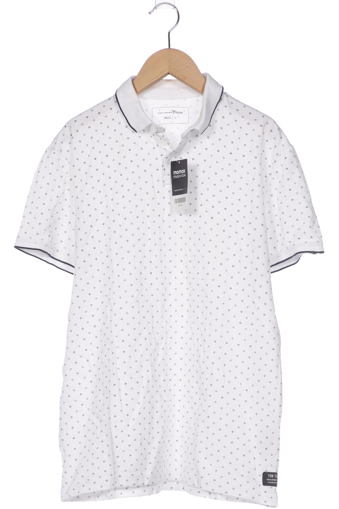 

TOM Tailor Denim Herren Poloshirt, weiß, Gr. 52