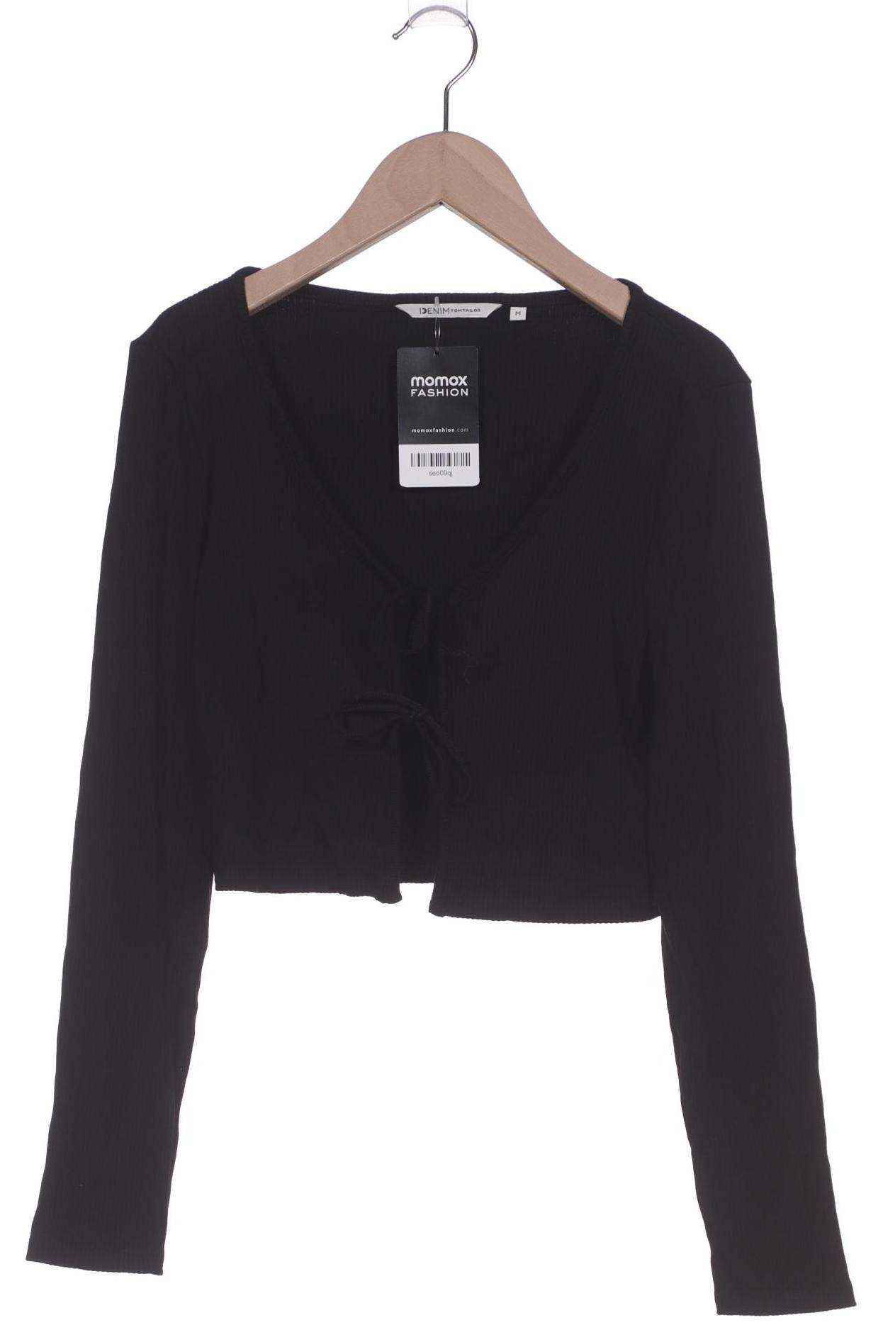 

TOM Tailor Denim Damen Strickjacke, schwarz, Gr. 38