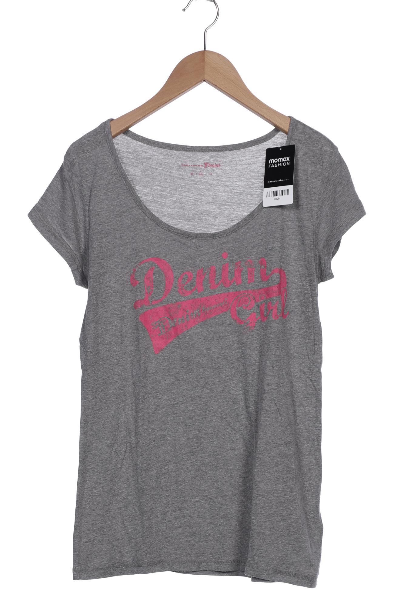 

TOM Tailor Denim Damen T-Shirt, grau, Gr. 38