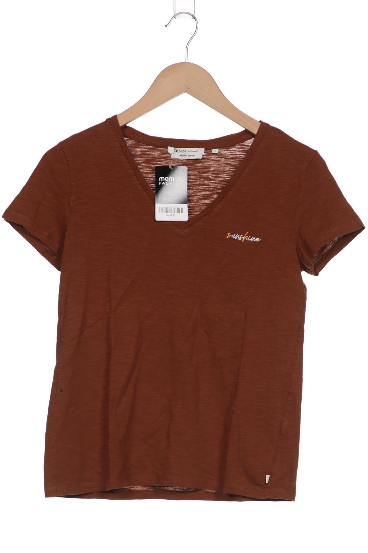 

TOM Tailor Denim Damen T-Shirt, braun, Gr. 36