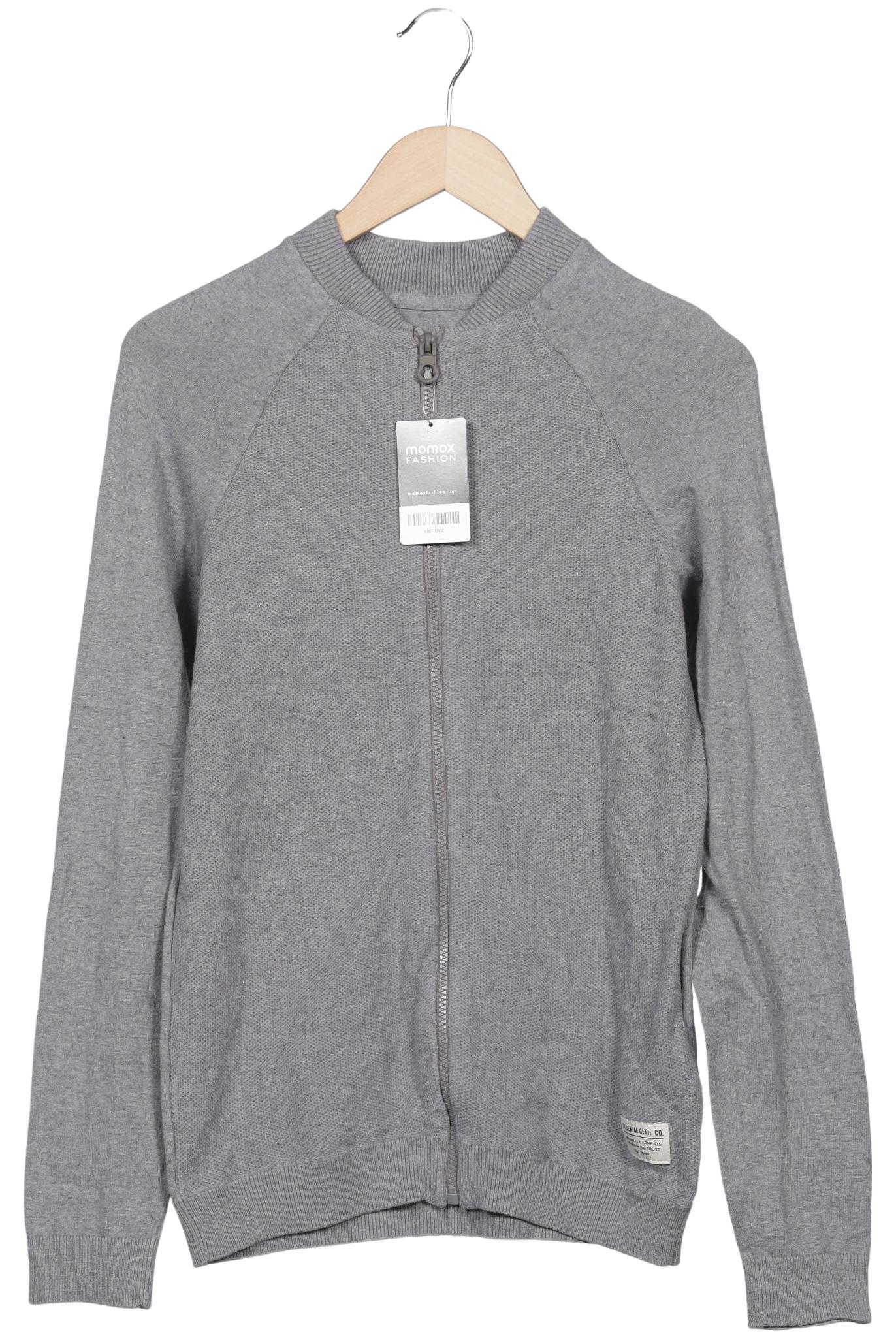 

TOM Tailor Denim Herren Strickjacke, grau, Gr. 48