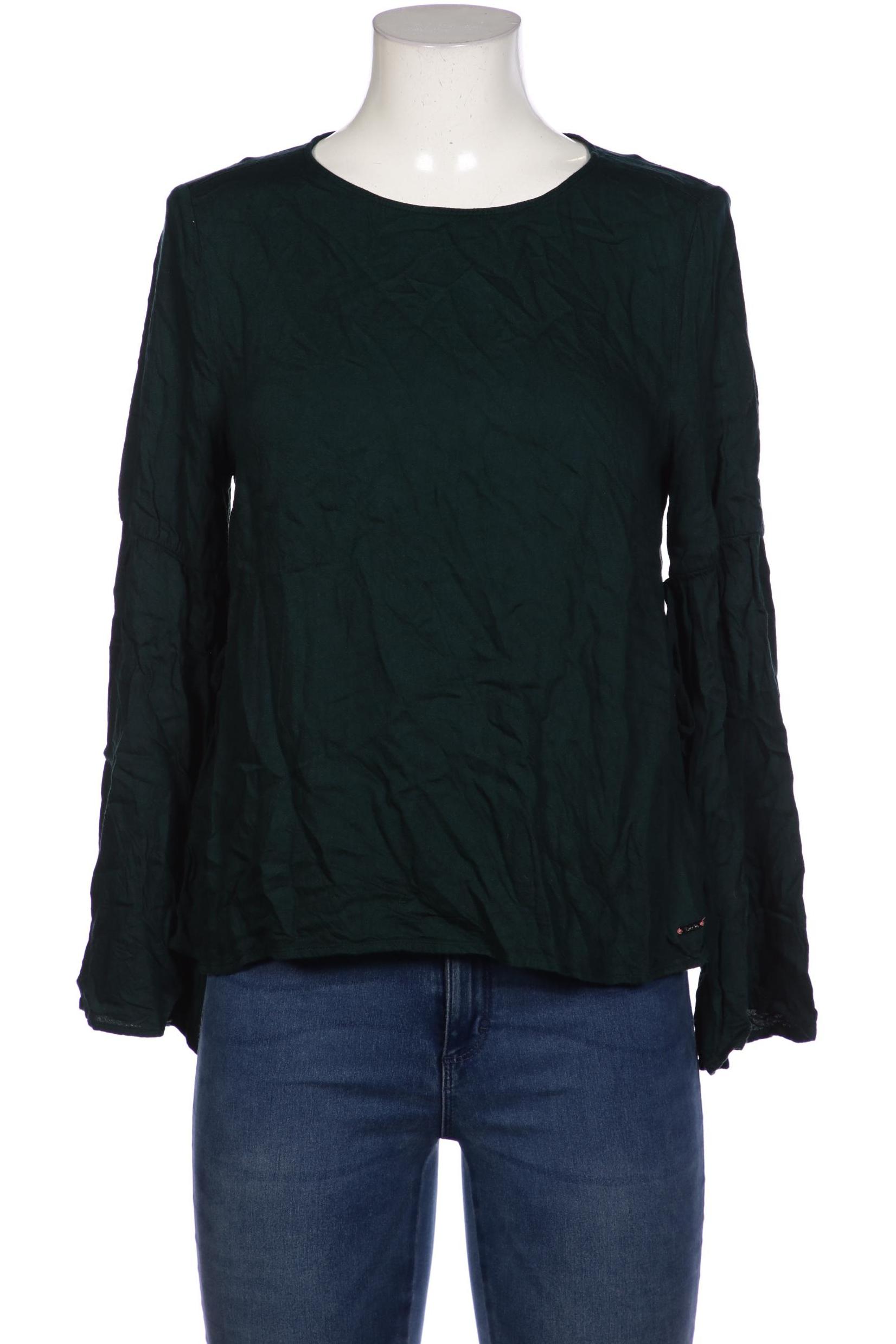 

TOM Tailor Denim Damen Bluse, grün, Gr. 38