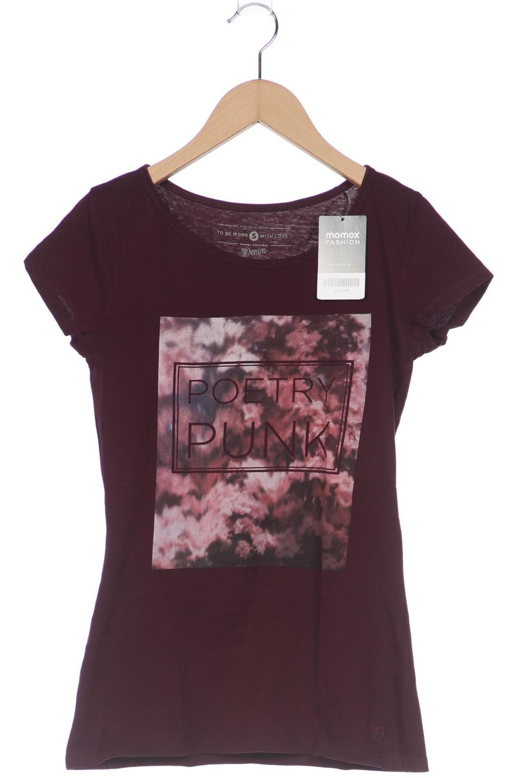 

TOM TAILOR Denim Damen T-Shirt, bordeaux