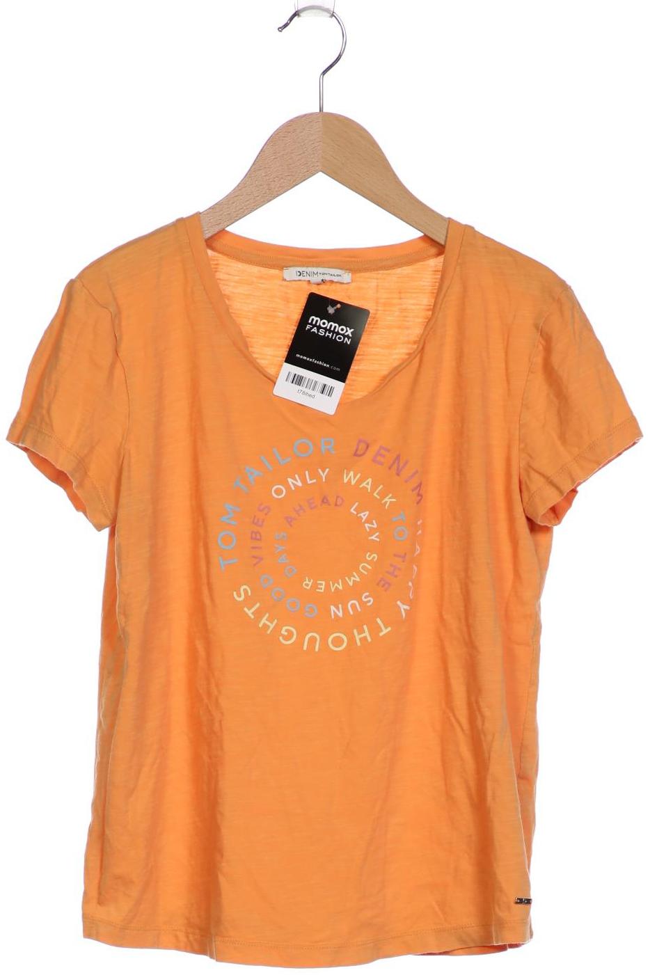 

TOM Tailor Denim Damen T-Shirt, orange, Gr. 38