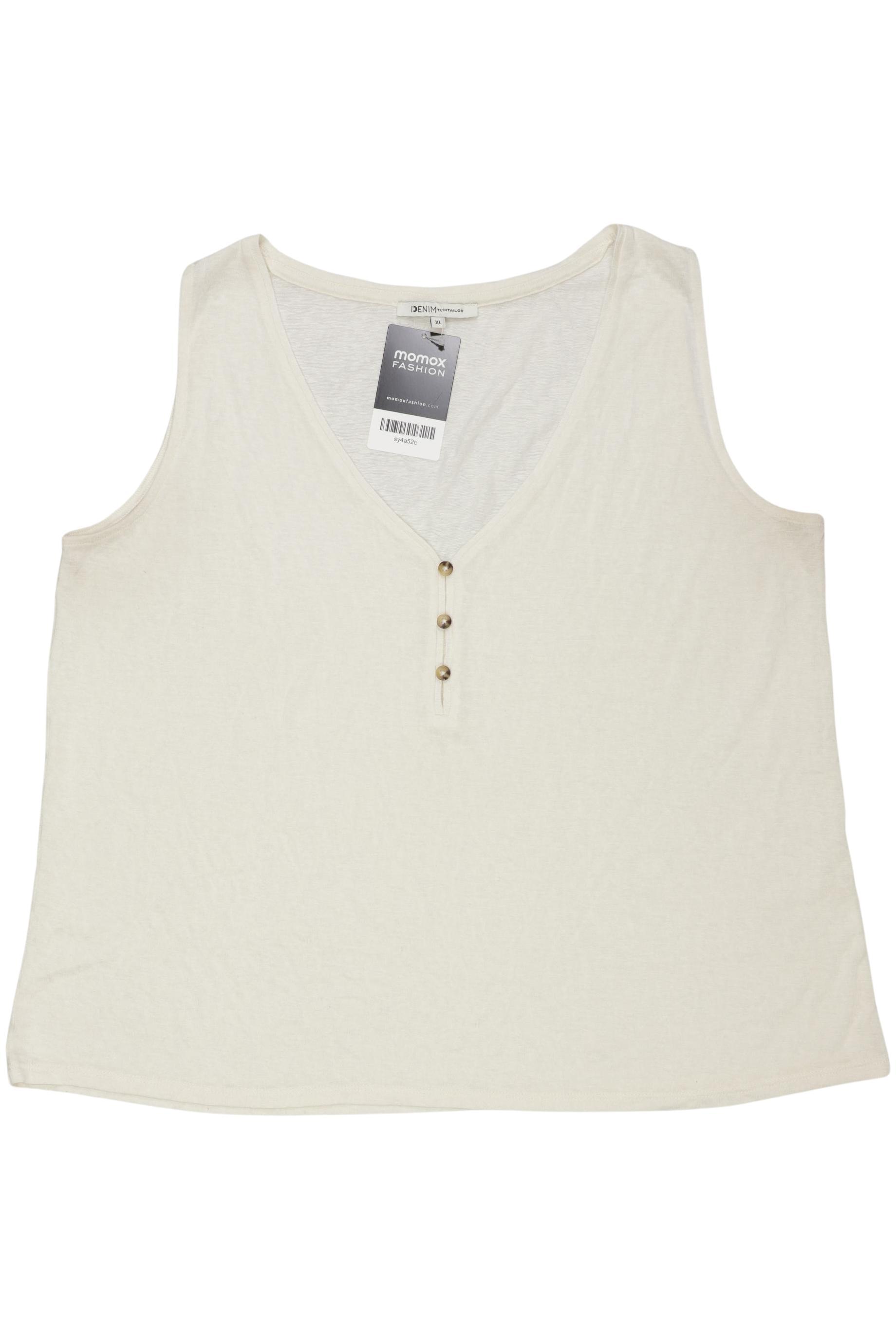 

TOM Tailor Denim Damen Top, cremeweiß, Gr. 44