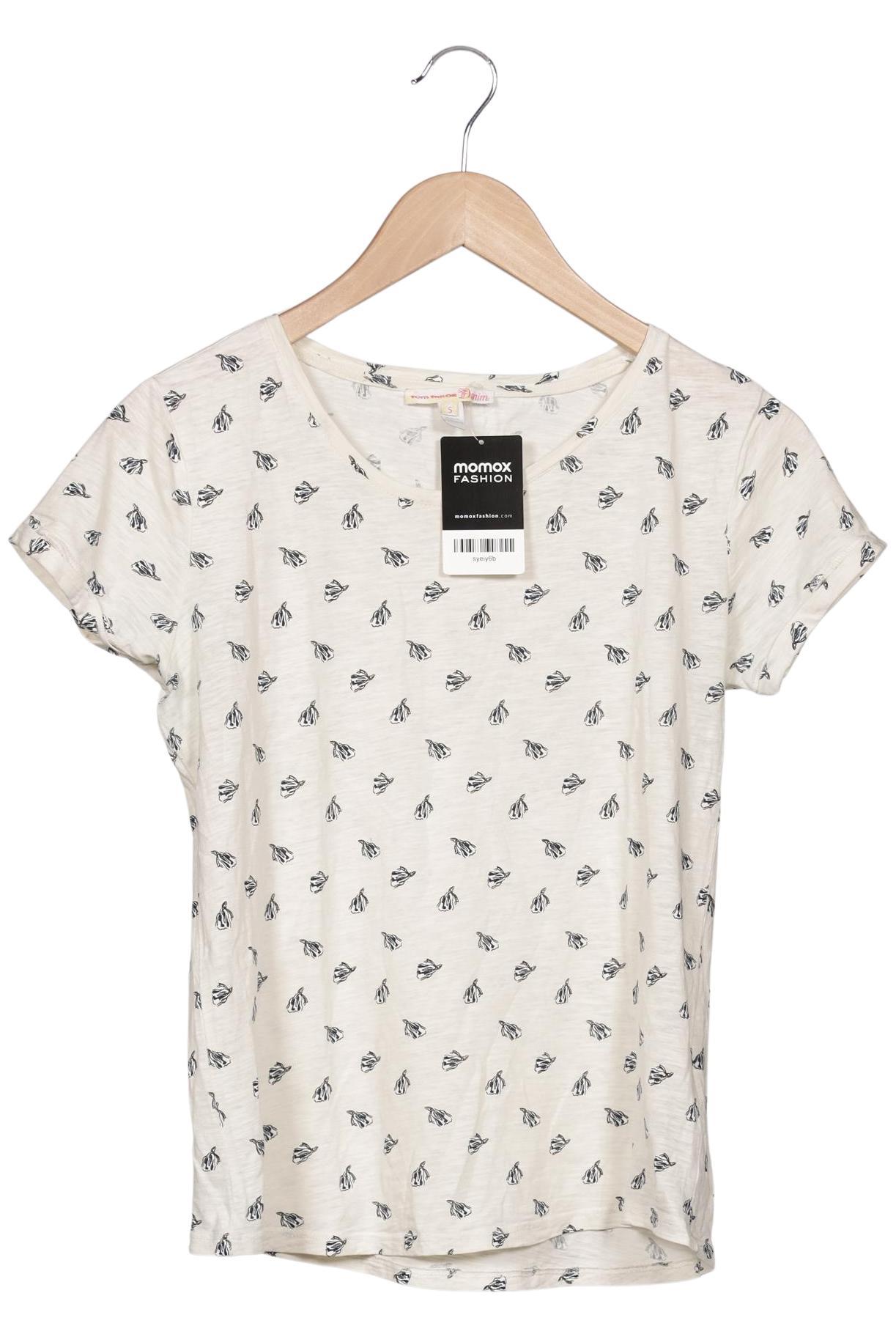 

TOM Tailor Denim Damen T-Shirt, cremeweiß, Gr. 36