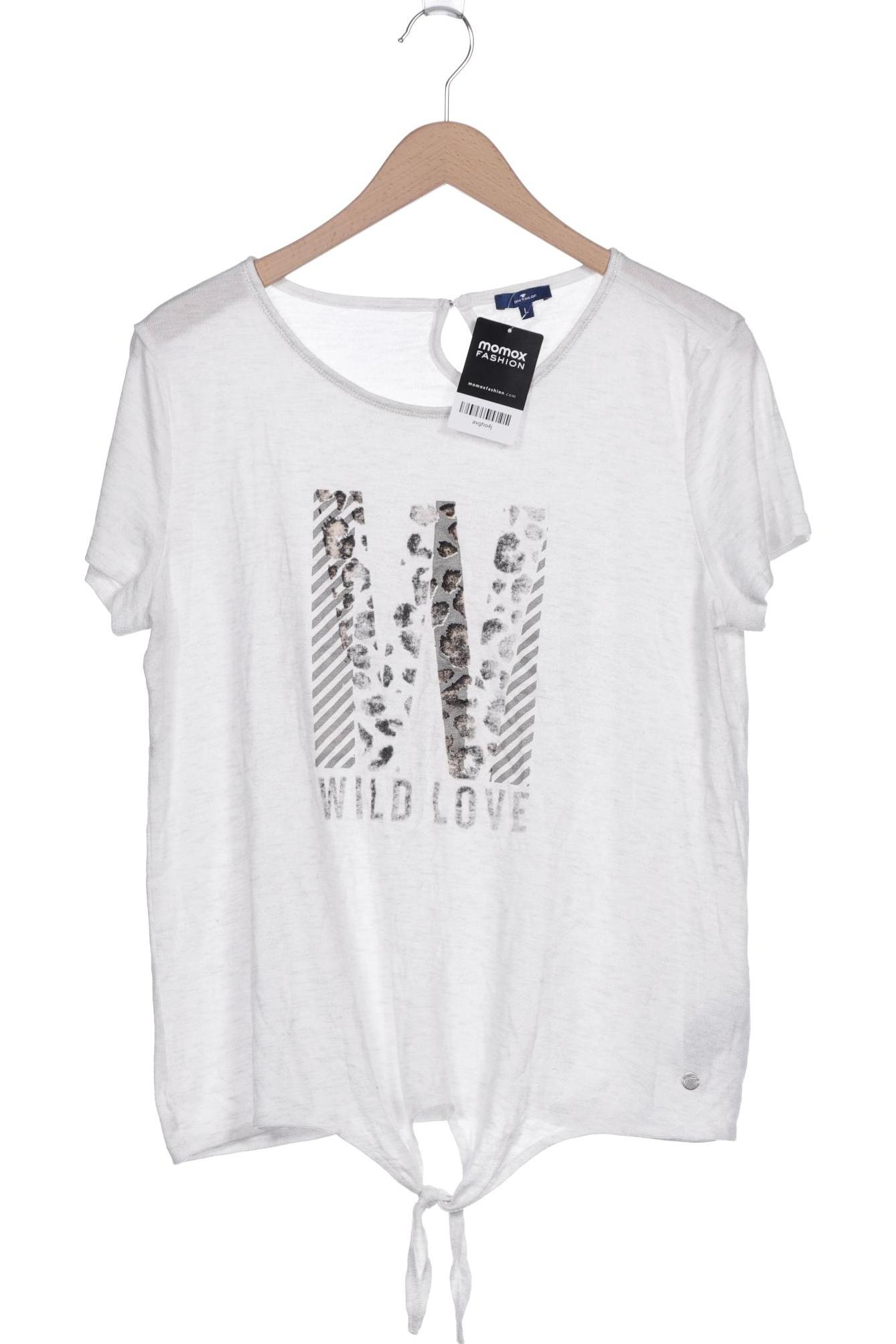 

TOM Tailor Denim Damen T-Shirt, weiß, Gr. 42
