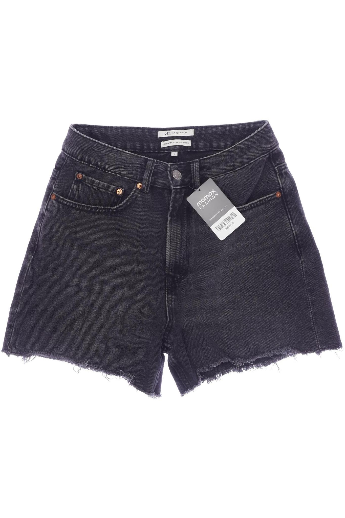 

TOM Tailor Denim Damen Shorts, schwarz, Gr. 36