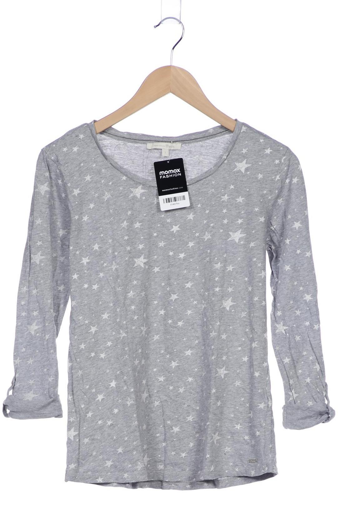 

TOM Tailor Denim Damen Langarmshirt, grau, Gr. 36