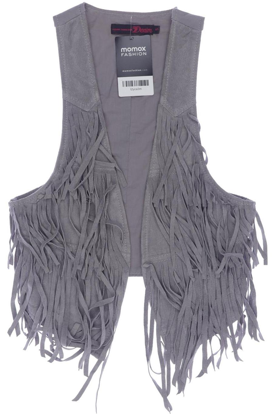 

TOM Tailor Denim Damen Weste, grau, Gr. 36