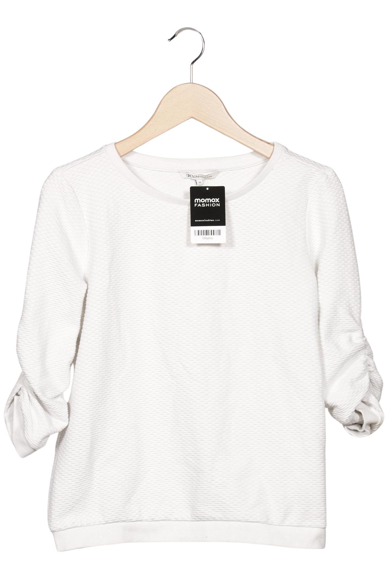 

TOM Tailor Denim Damen Sweatshirt, weiß, Gr. 38