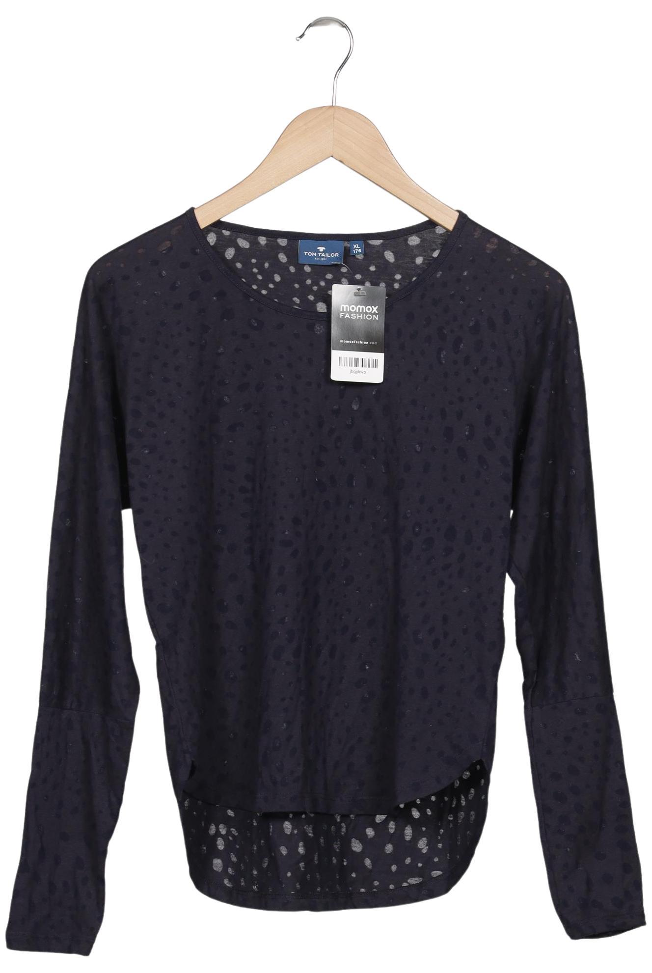 

TOM Tailor Denim Damen Langarmshirt, marineblau, Gr. 44