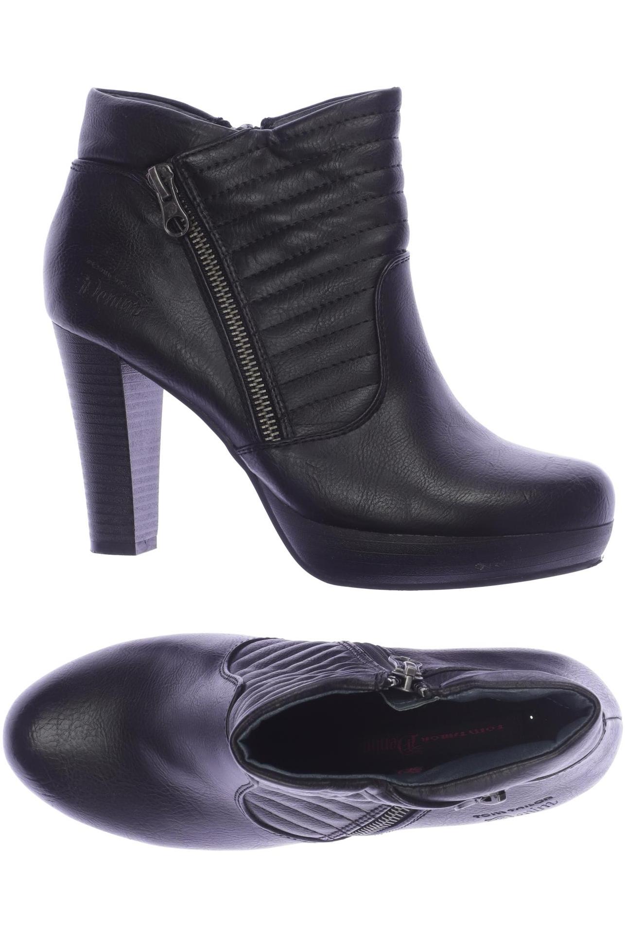 

TOM TAILOR Denim Damen Stiefelette, schwarz
