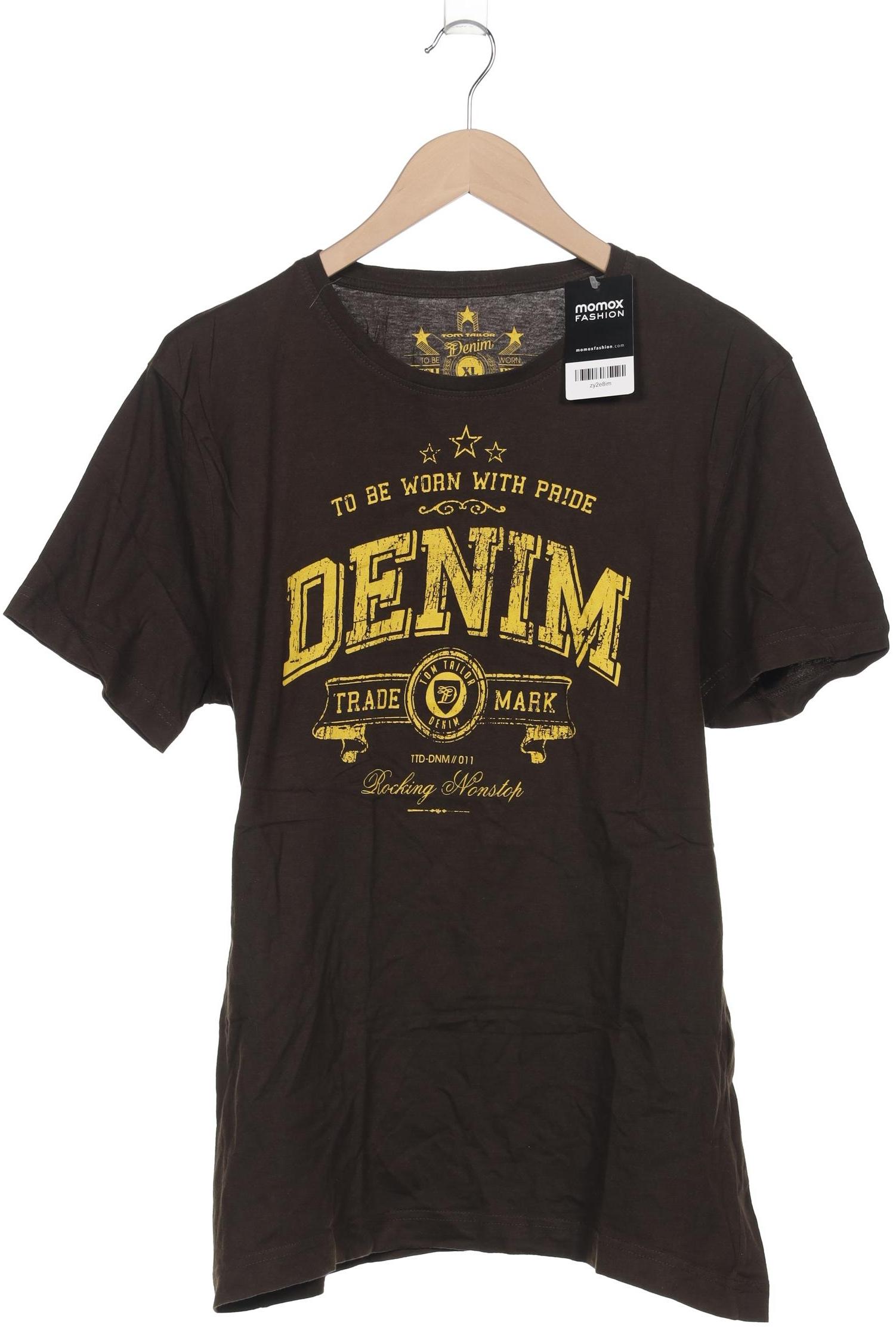 

TOM Tailor Denim Herren T-Shirt, braun, Gr. 54