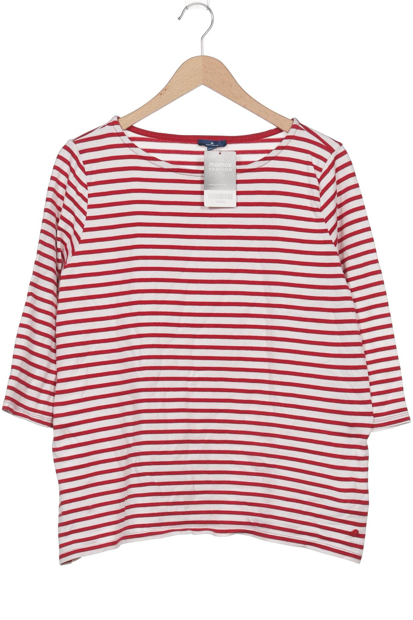 

TOM Tailor Denim Damen Langarmshirt, rot, Gr. 48